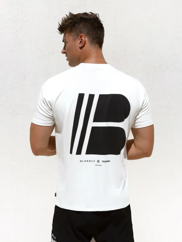 Apex Relaxed T-Shirt - White sold by Blakely