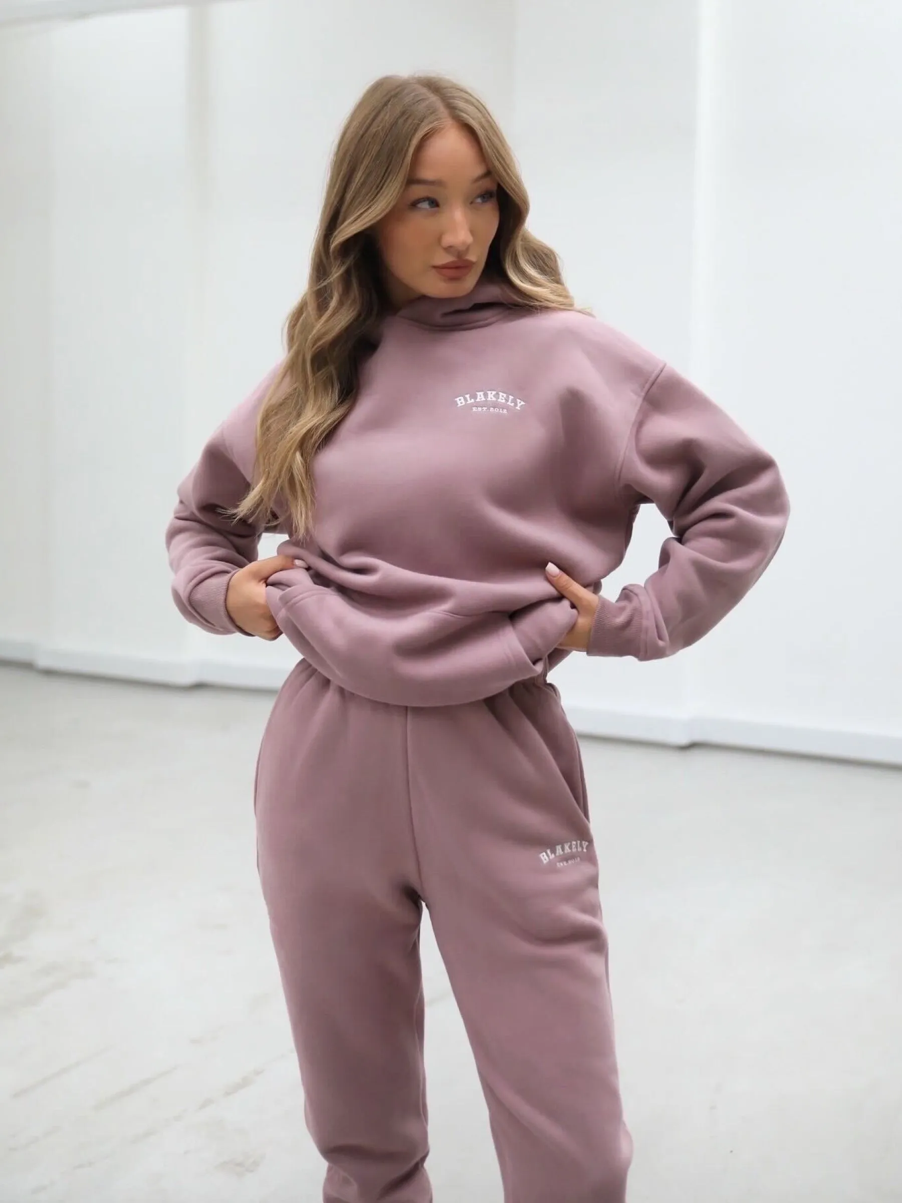 Heritage Oversized Hoodie - Dusty Pink sold by Blakely product image thumbnail 4