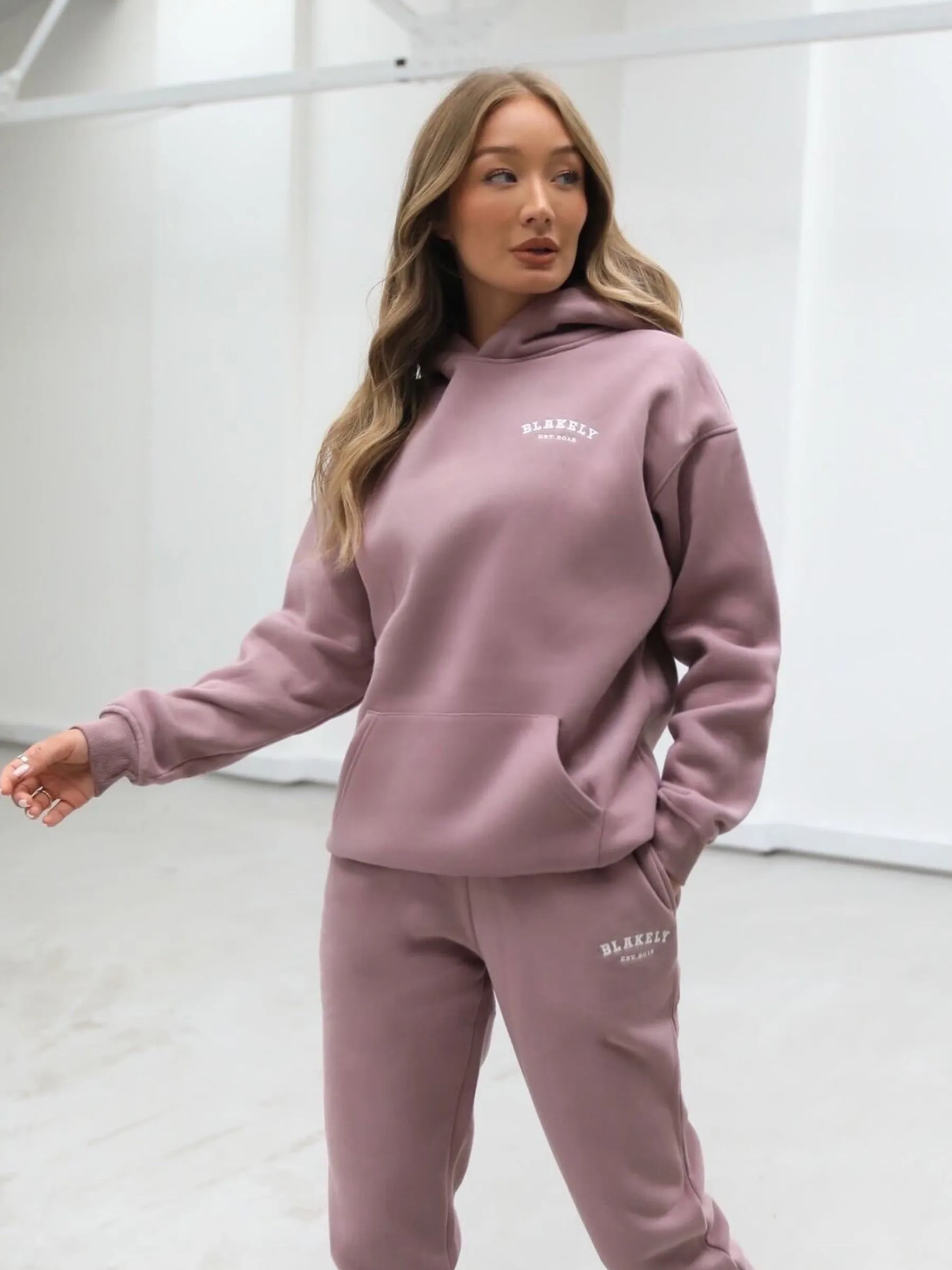 Heritage Oversized Hoodie - Dusty Pink sold by Blakely product image thumbnail 5