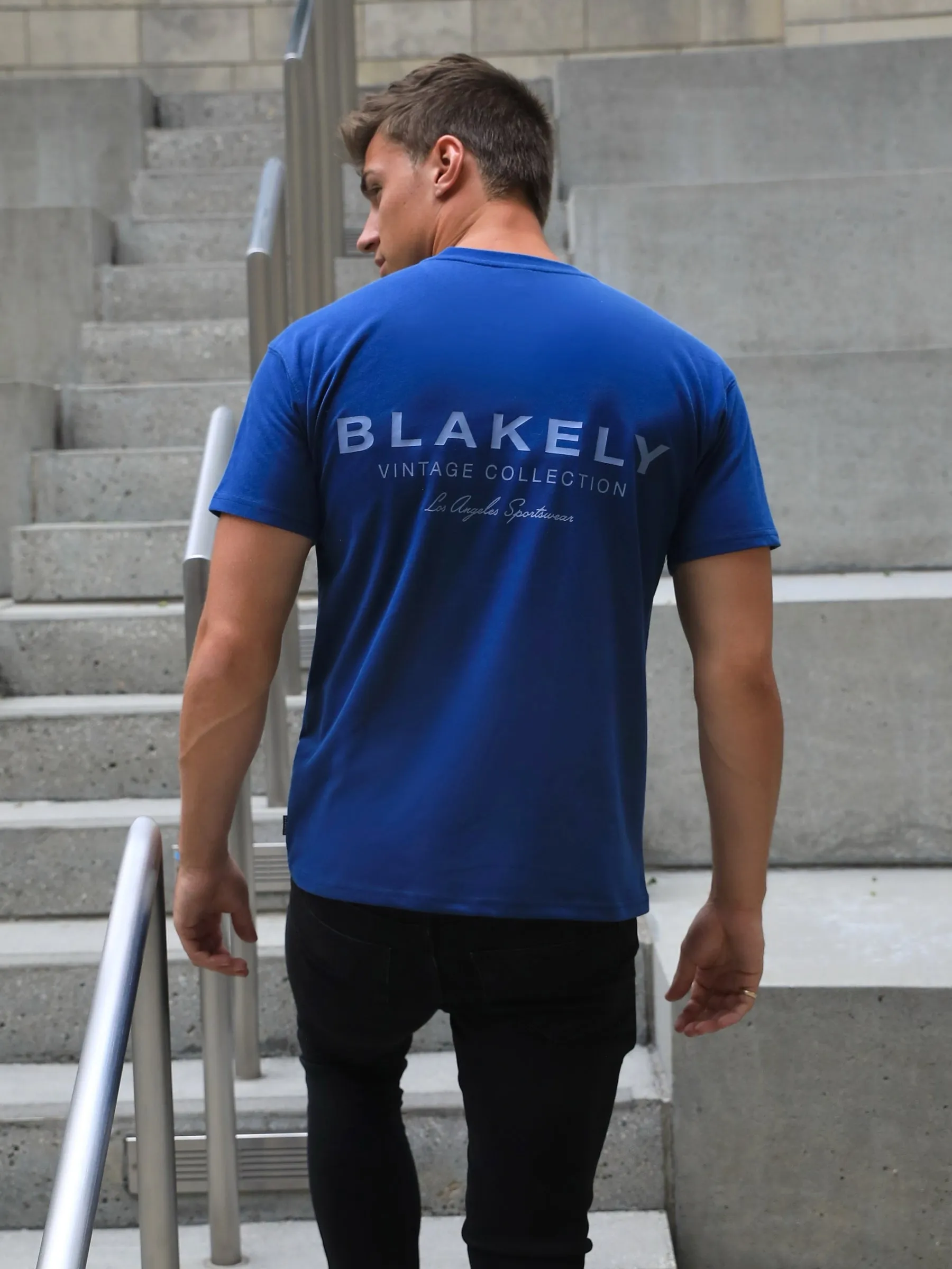 Sports Club Relaxed T-Shirt - Vintage Blue sold by Blakely product image thumbnail 5