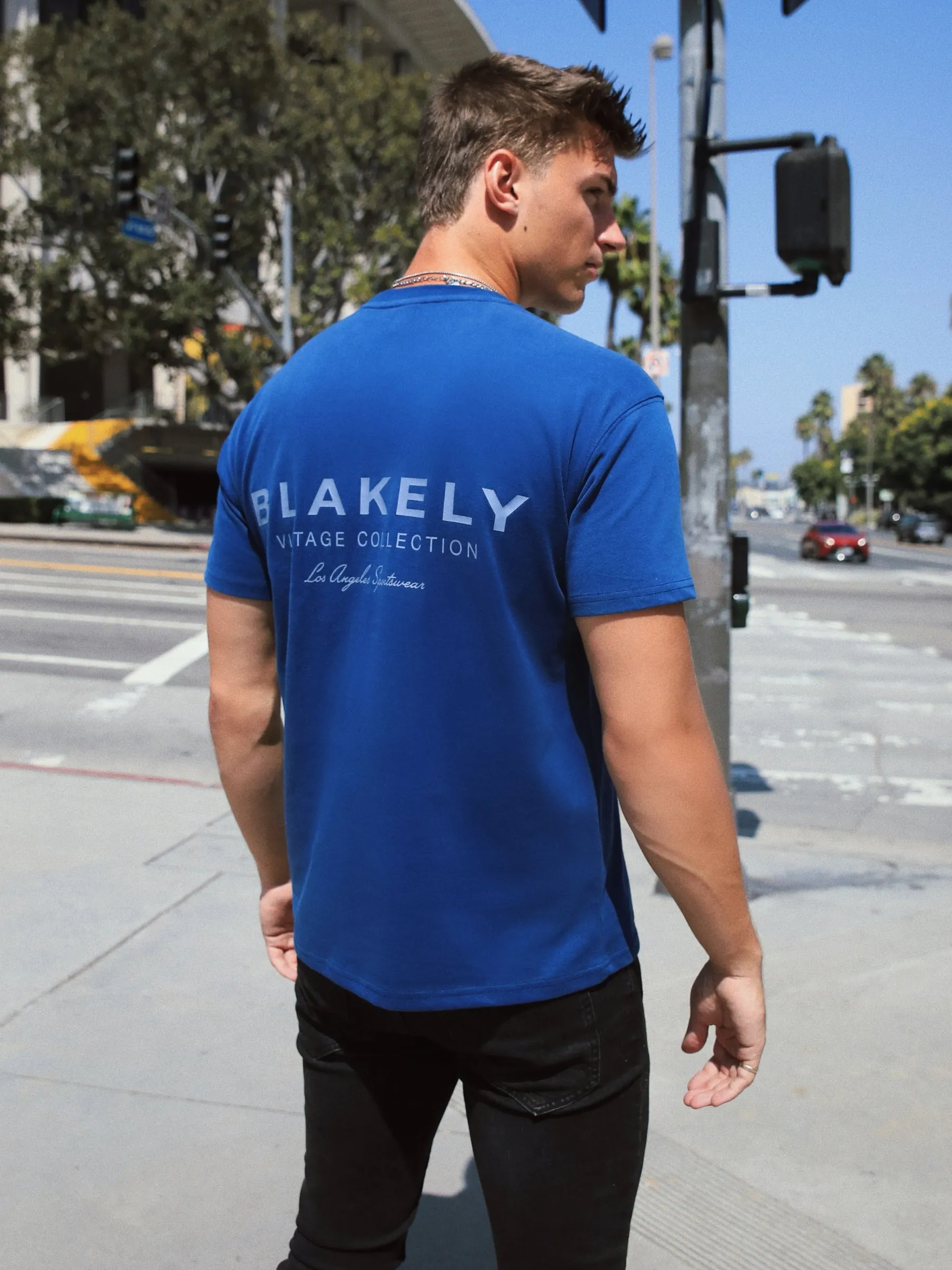 Sports Club Relaxed T-Shirt - Vintage Blue sold by Blakely product image thumbnail 4