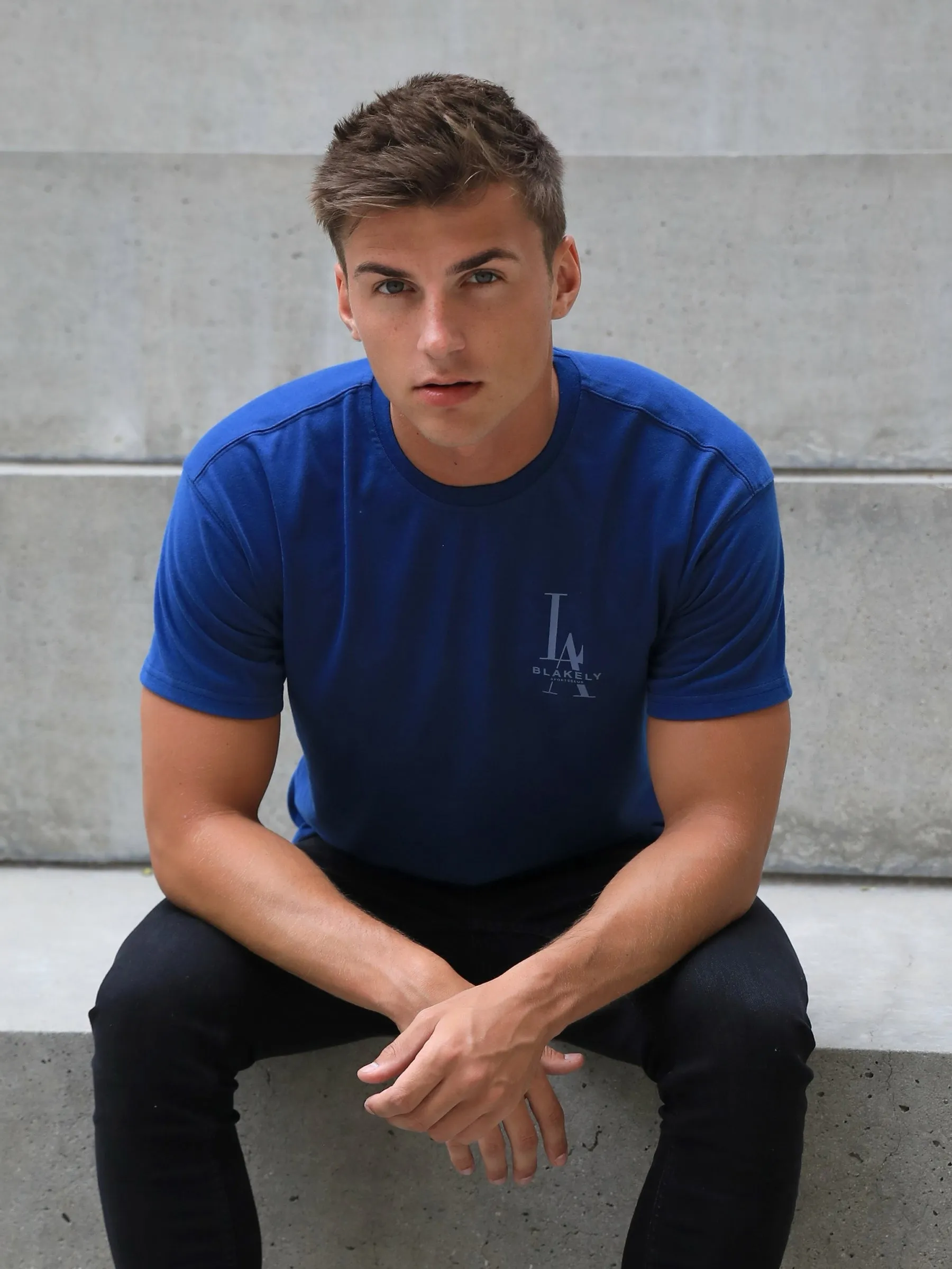 Sports Club Relaxed T-Shirt - Vintage Blue sold by Blakely product image thumbnail 2