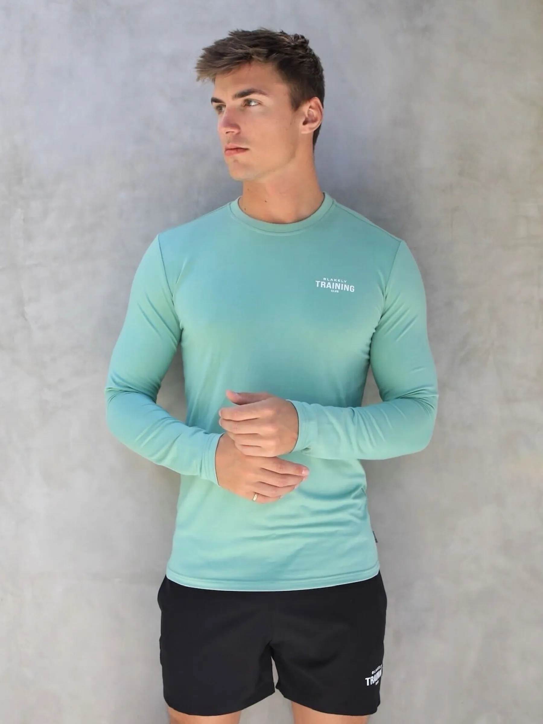 Long Sleeve Training T-Shirt - Sage Green sold by Blakely