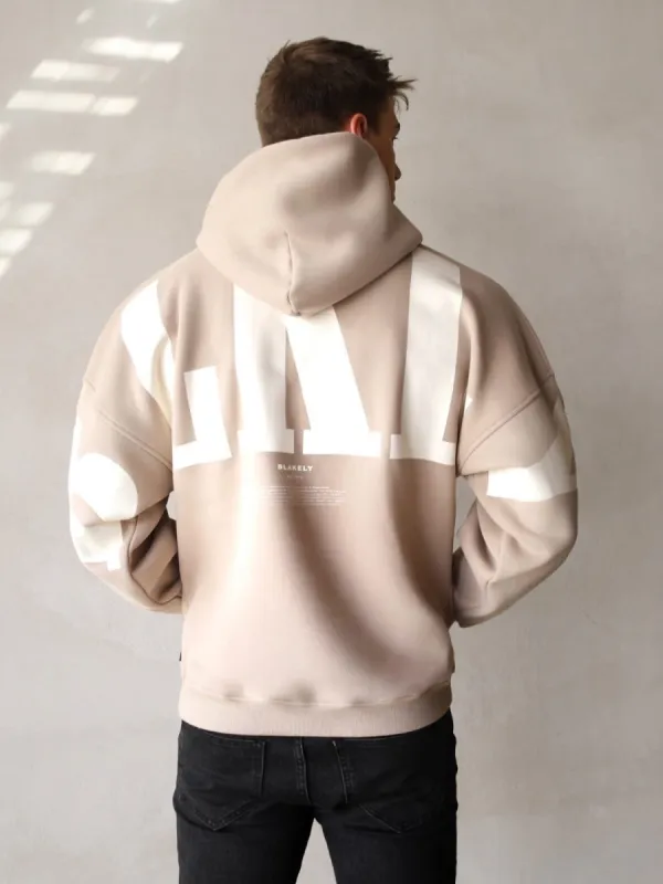 BLKLY Relaxed Hoodie - Tan sold by Blakely