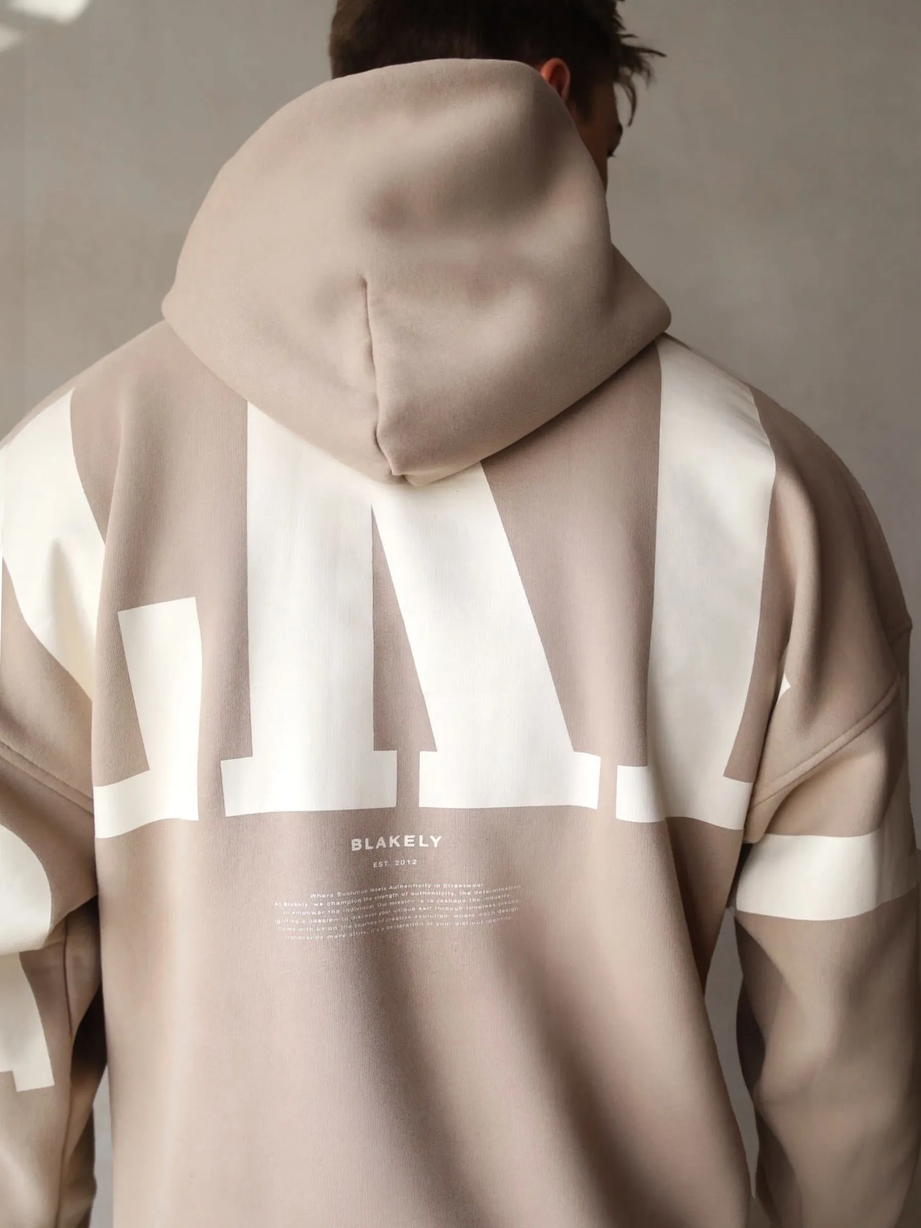 BLKLY Relaxed Hoodie - Tan sold by Blakely product image thumbnail 4