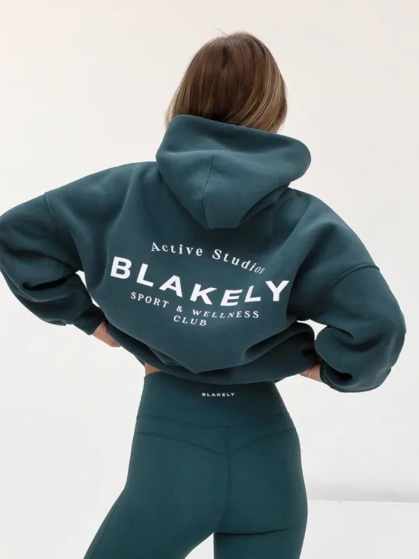 Active Studios Oversized Hoodie - Teal Green sold by Blakely
