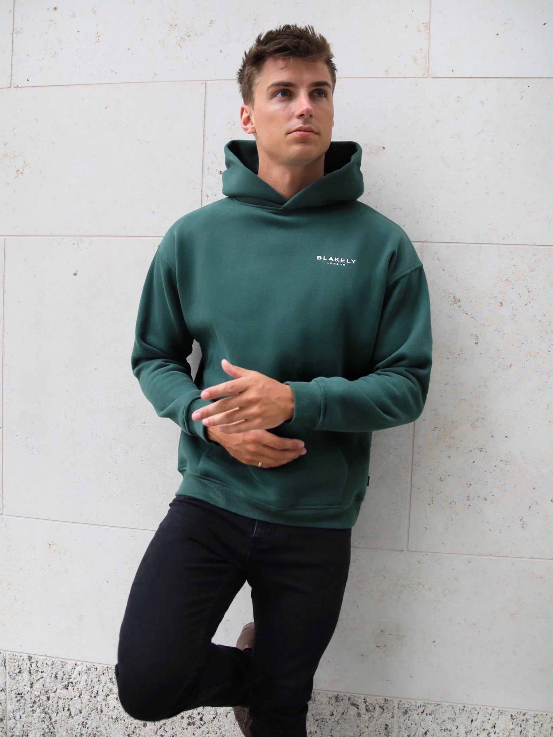 Universal Relaxed Hoodie - Dark Green sold by Blakely product image thumbnail 5