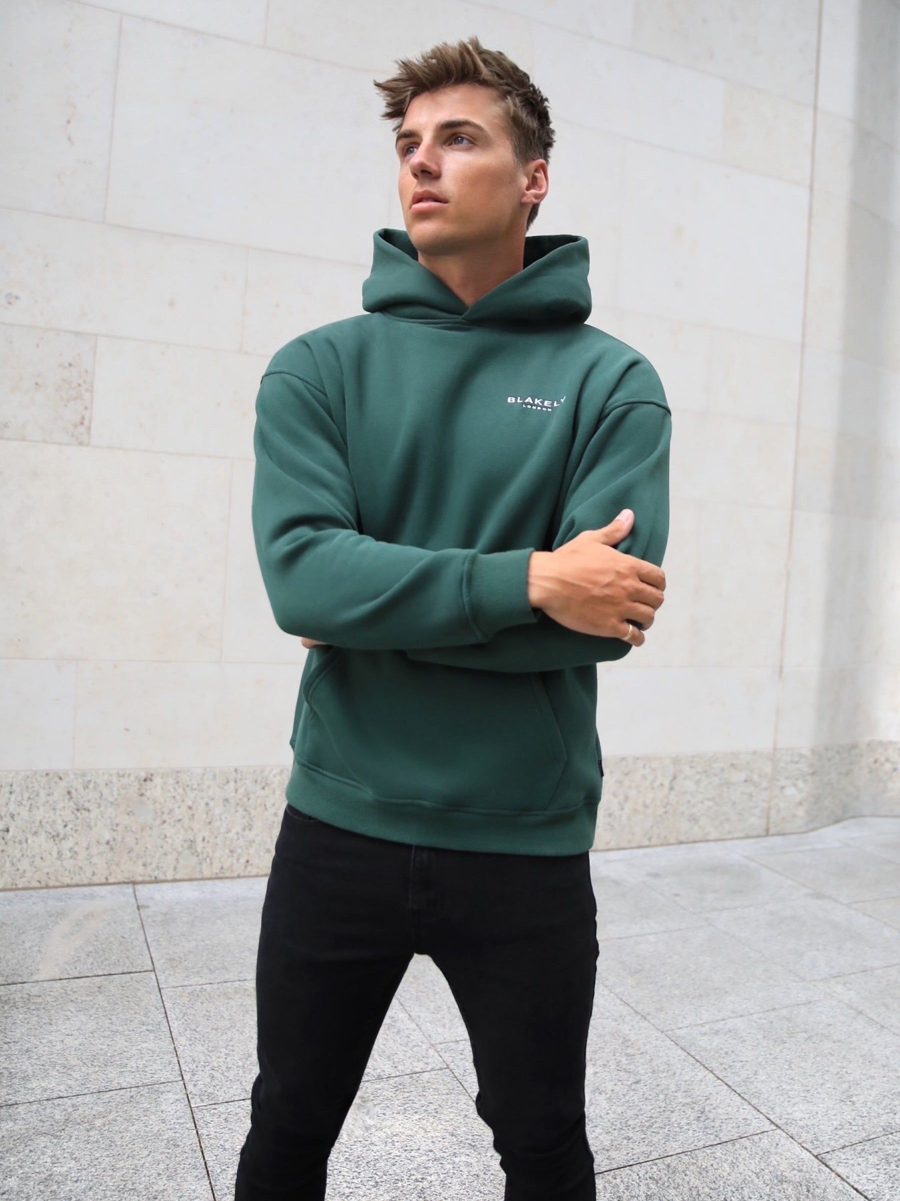 Universal Relaxed Hoodie - Dark Green sold by Blakely product image thumbnail 2