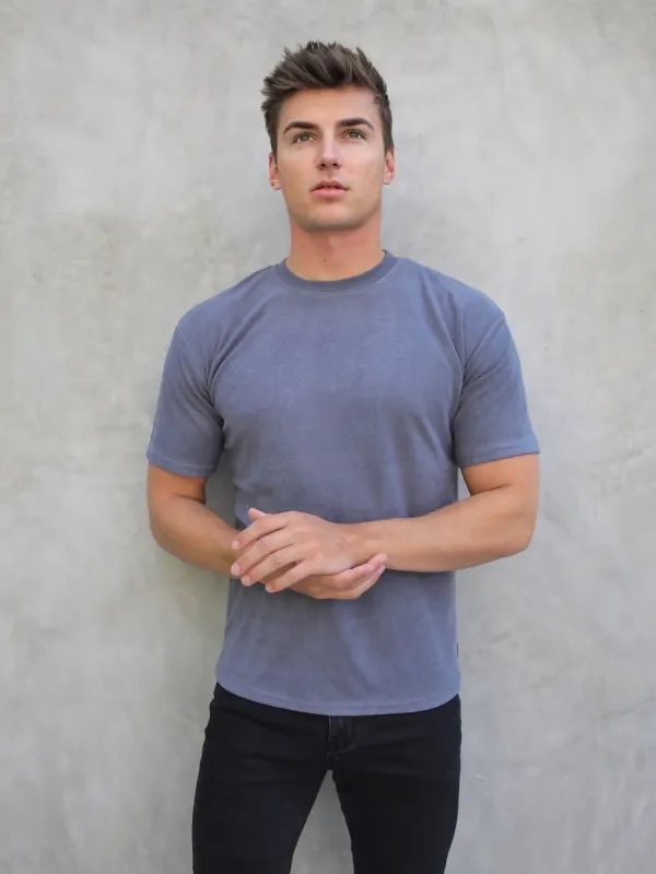 Soft Textured T-Shirt - Slate Grey sold by Blakely