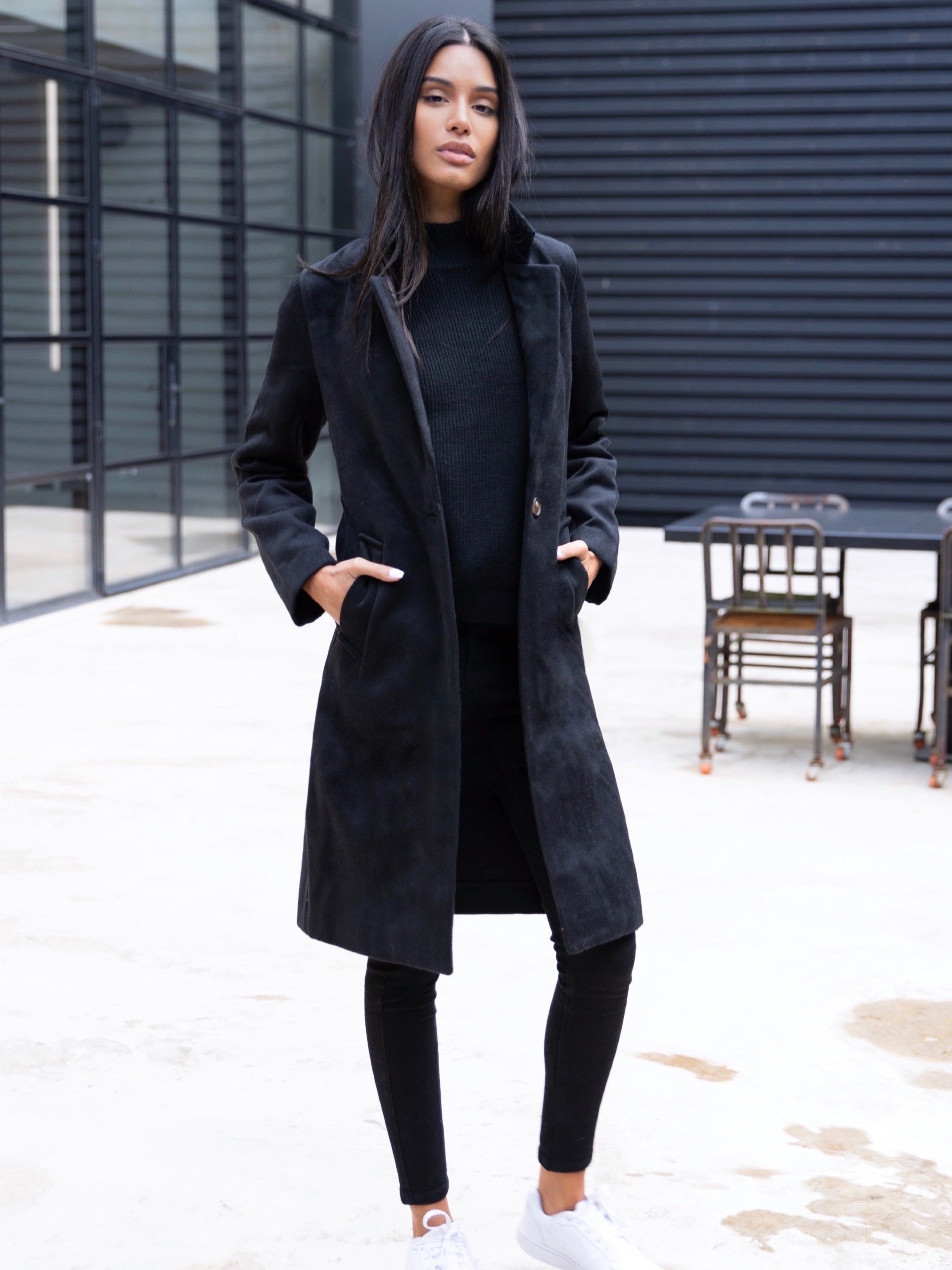 Mabel Tailored Longline Coat - Black sold by Blakely product image thumbnail 2