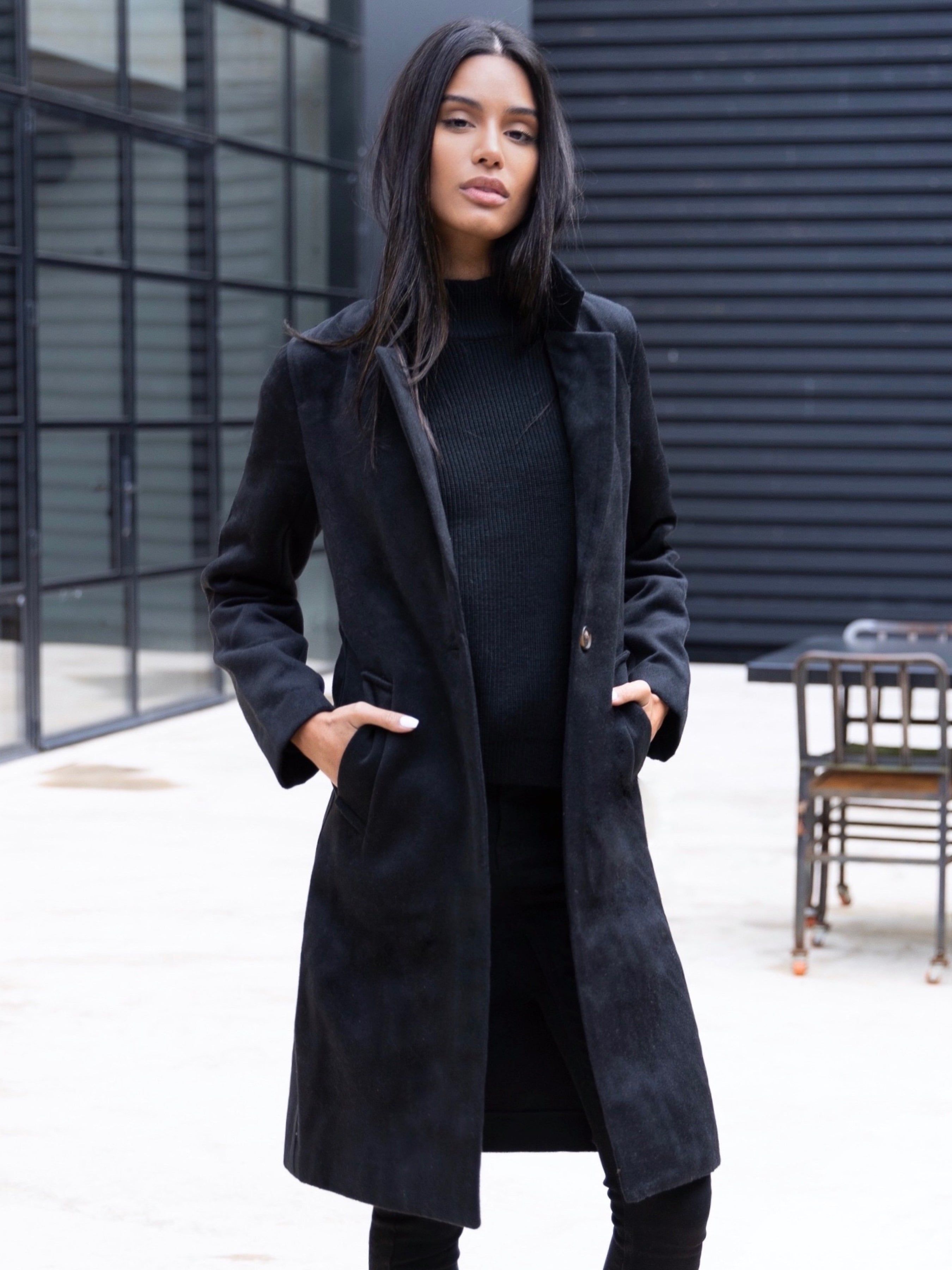 Mabel Tailored Longline Coat - Black sold by Blakely product image thumbnail 4