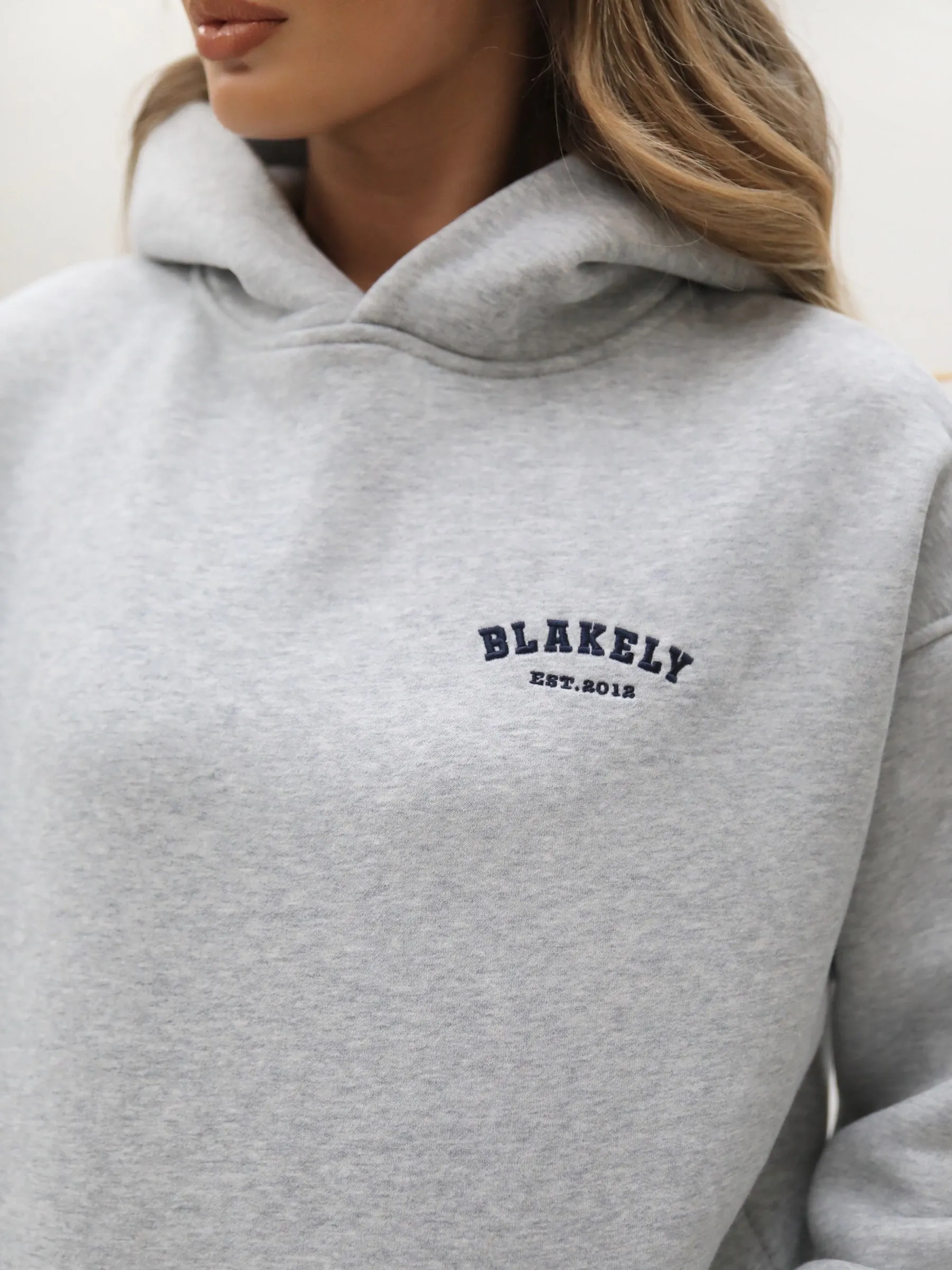 Heritage Oversized Hoodie - Marl Grey sold by Blakely product image thumbnail 5