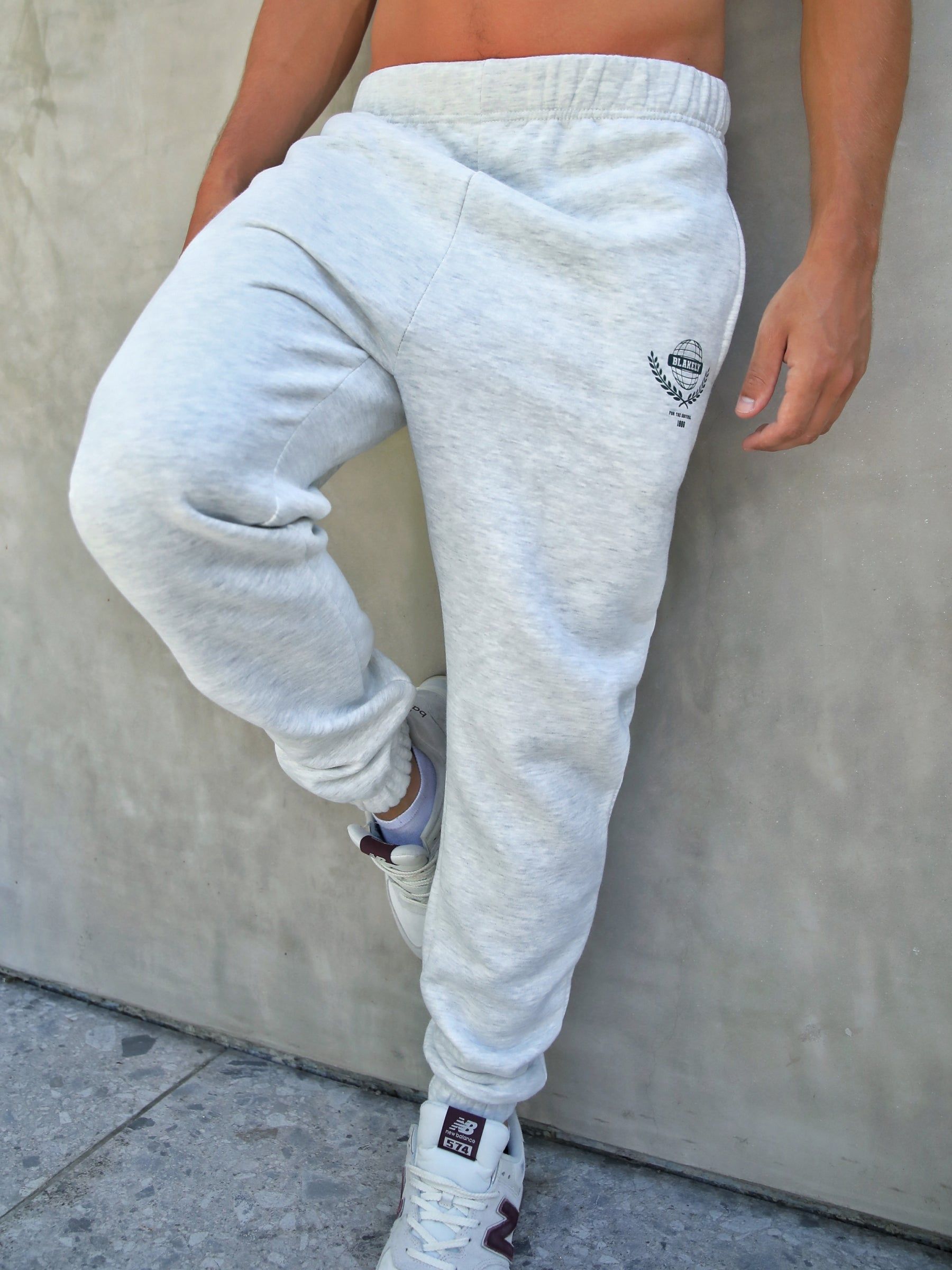 Varsity Sweatpants - Marl White sold by Blakely product image thumbnail 3