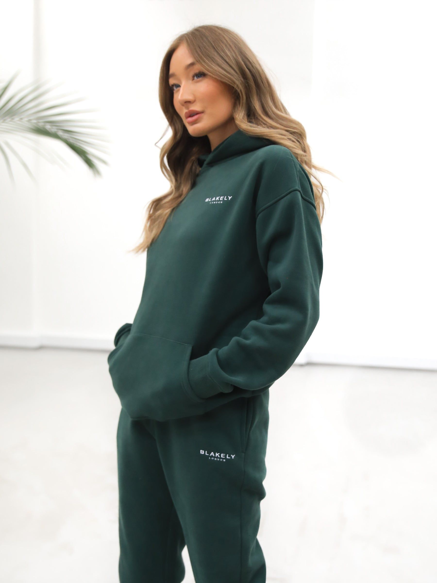 Universal Women's Relaxed Hoodie - Dark Green sold by Blakely product image thumbnail 4