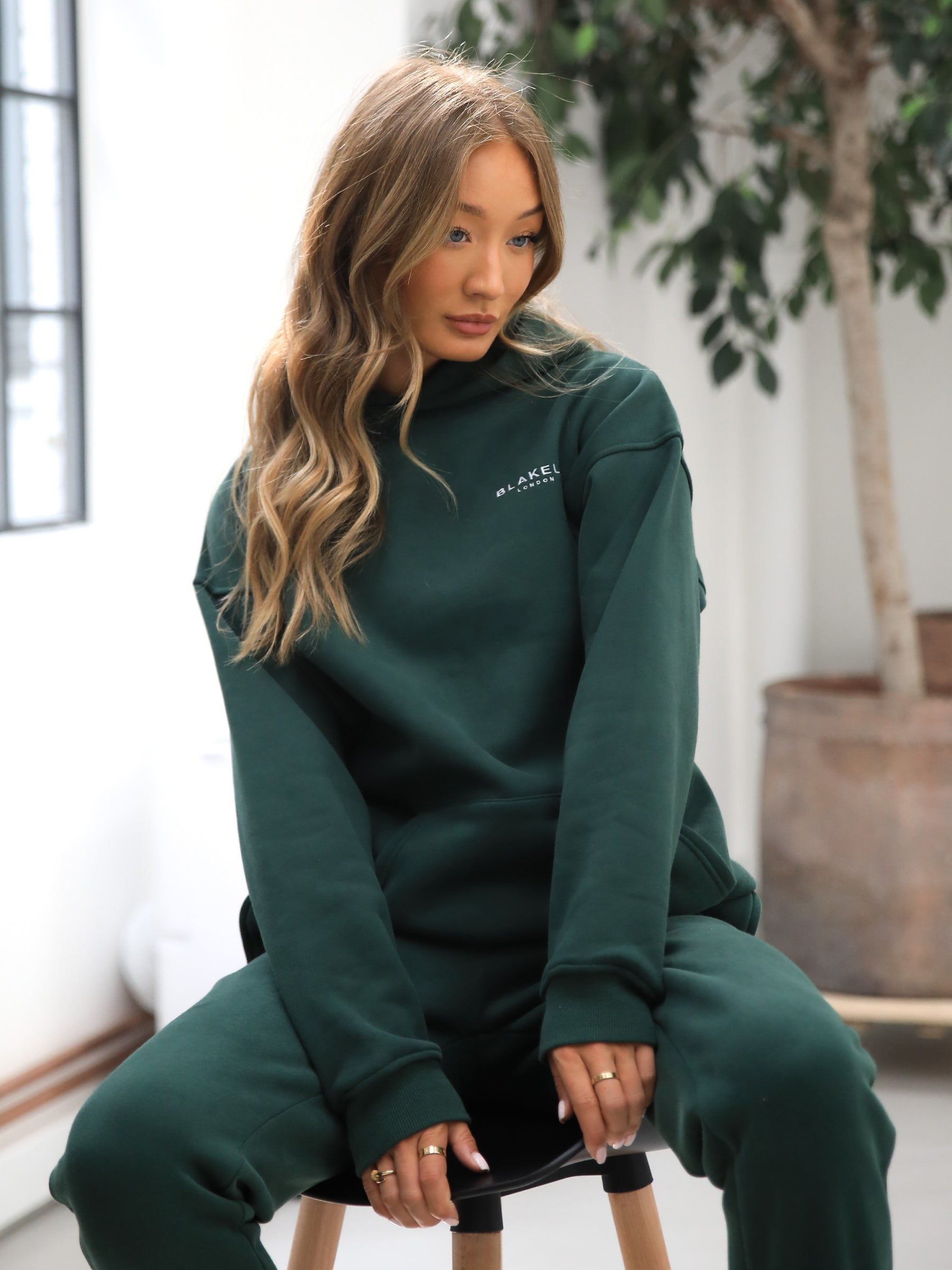 Universal Women's Relaxed Hoodie - Dark Green sold by Blakely product image thumbnail 3