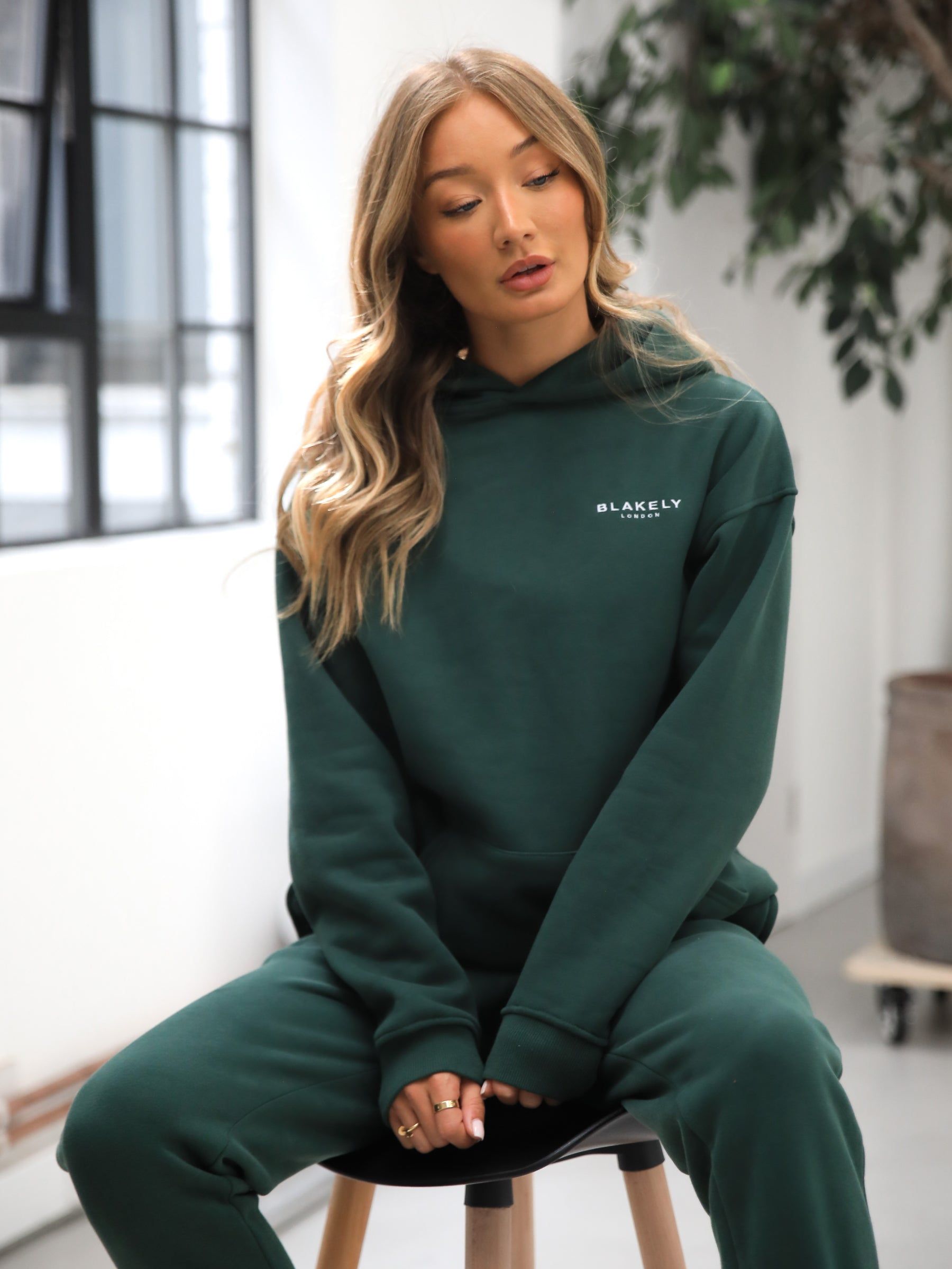 Universal Women's Relaxed Hoodie - Dark Green sold by Blakely product image thumbnail 2