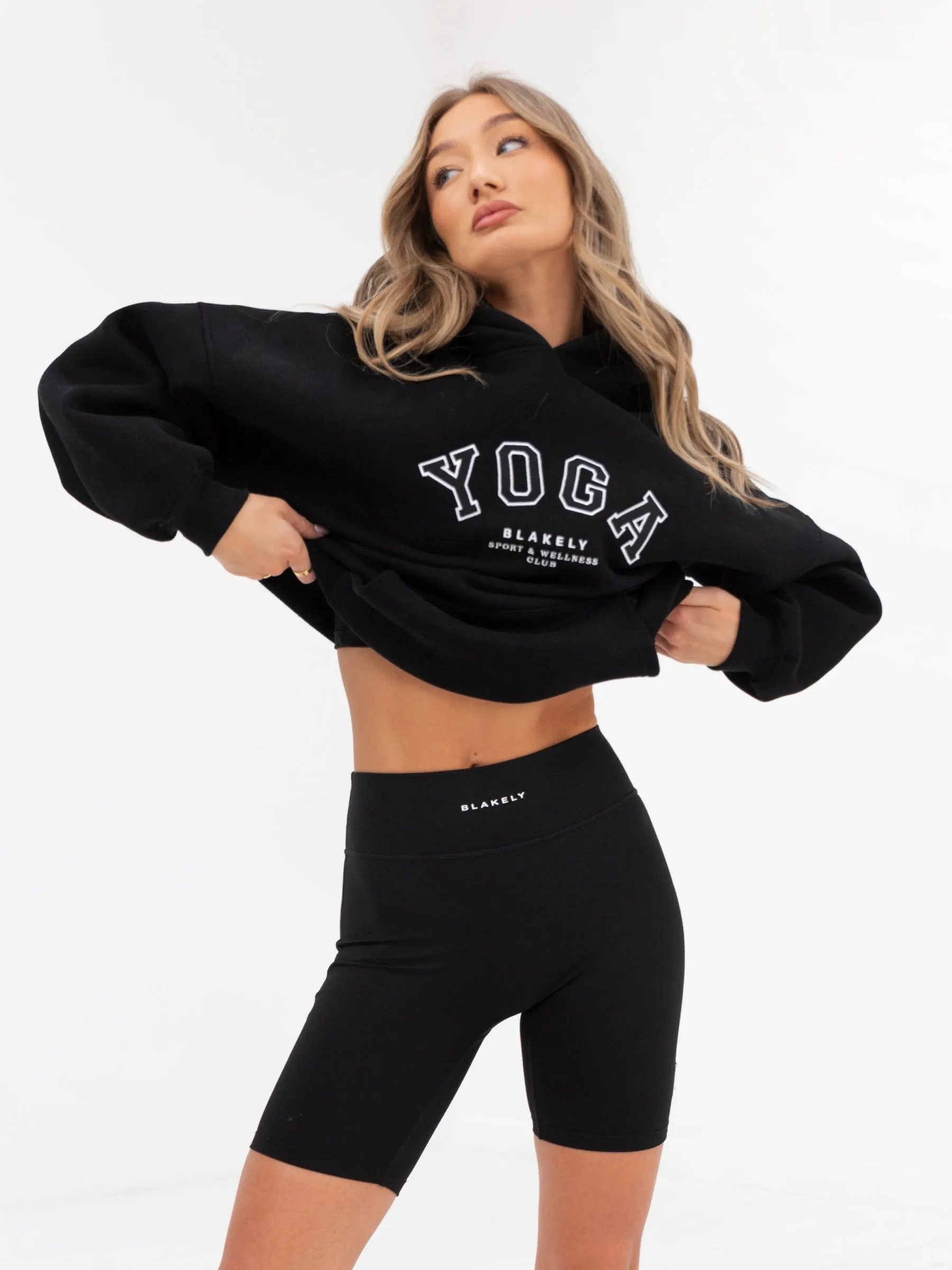 Yoga Oversized Hoodie - Black sold by Blakely product image thumbnail 5