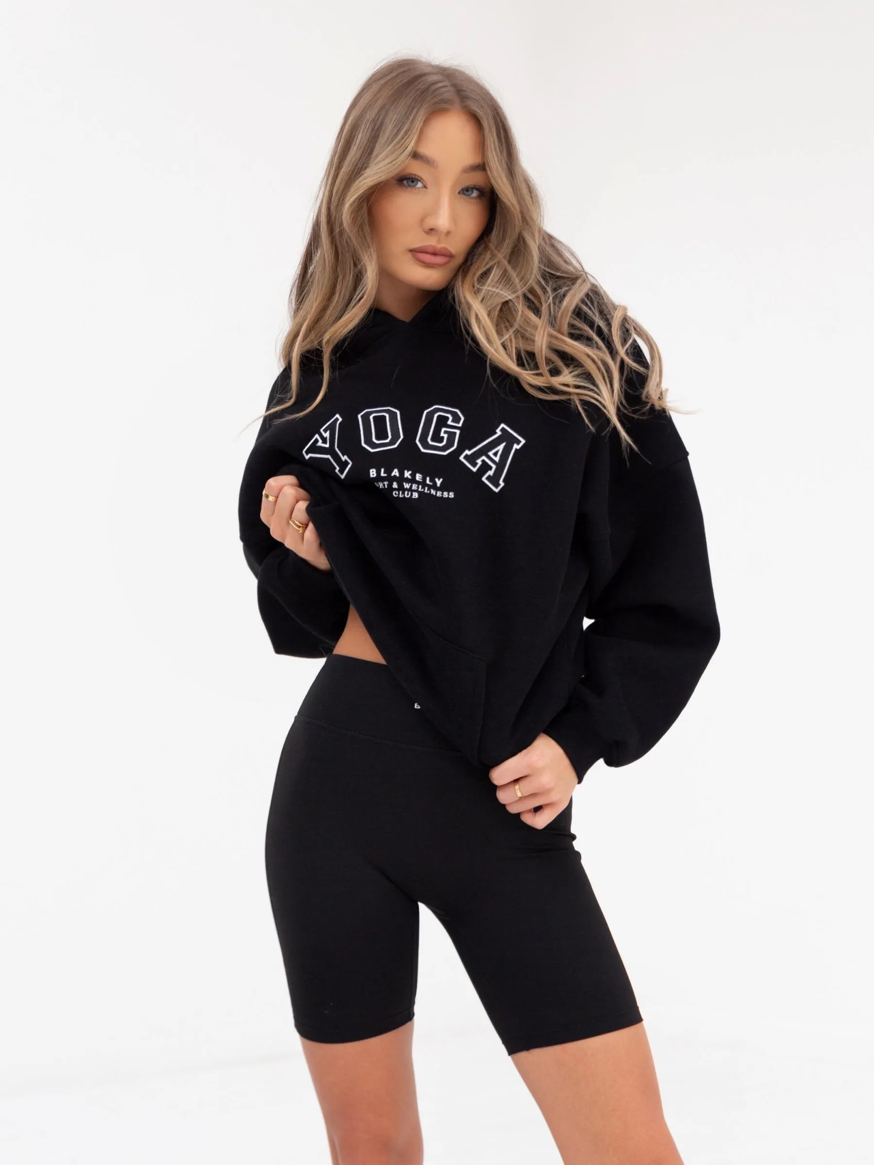 Yoga Oversized Hoodie - Black sold by Blakely product image thumbnail 2
