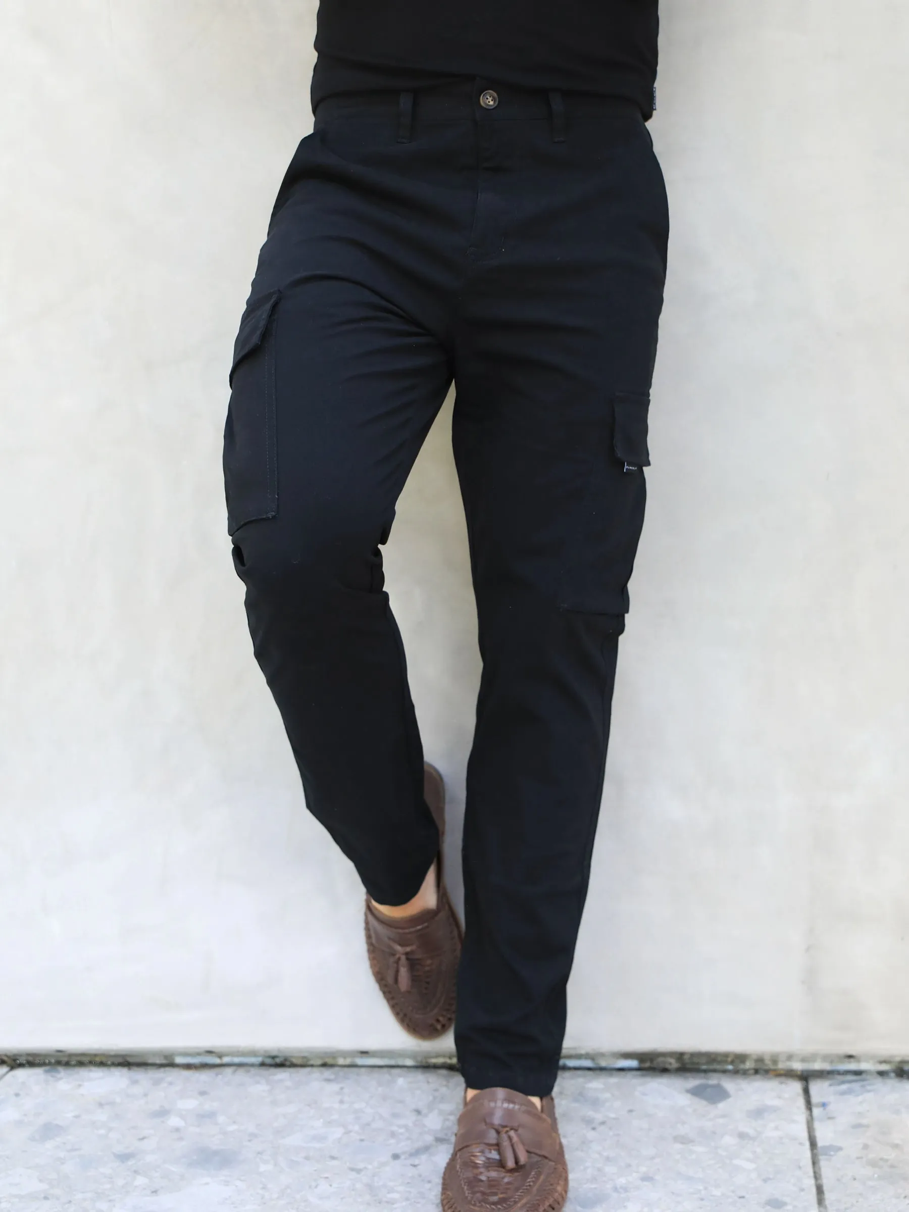 Cargo Trousers - Black sold by Blakely