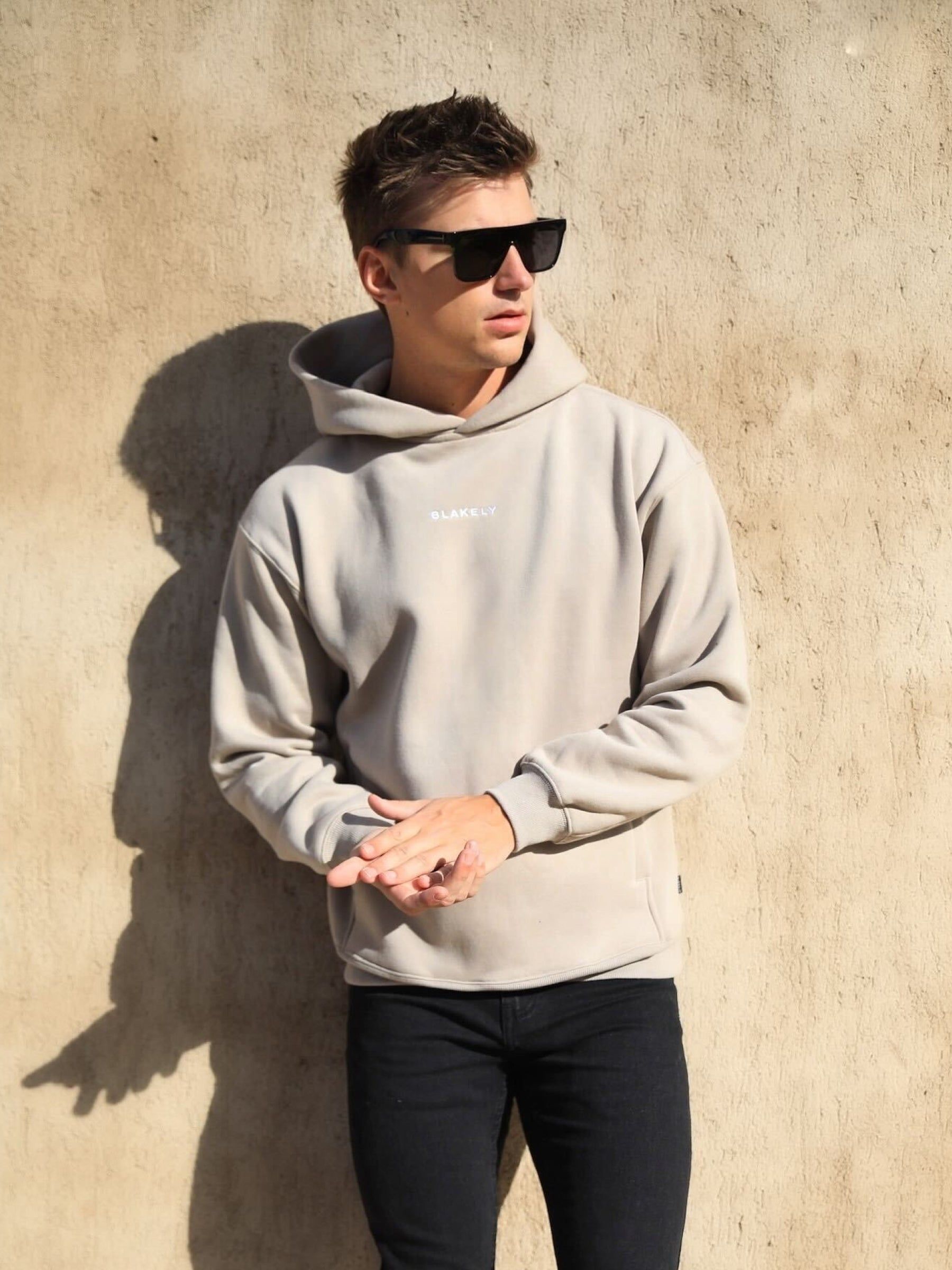 Essential Relaxed Hoodie - Sand sold by Blakely product image thumbnail 4
