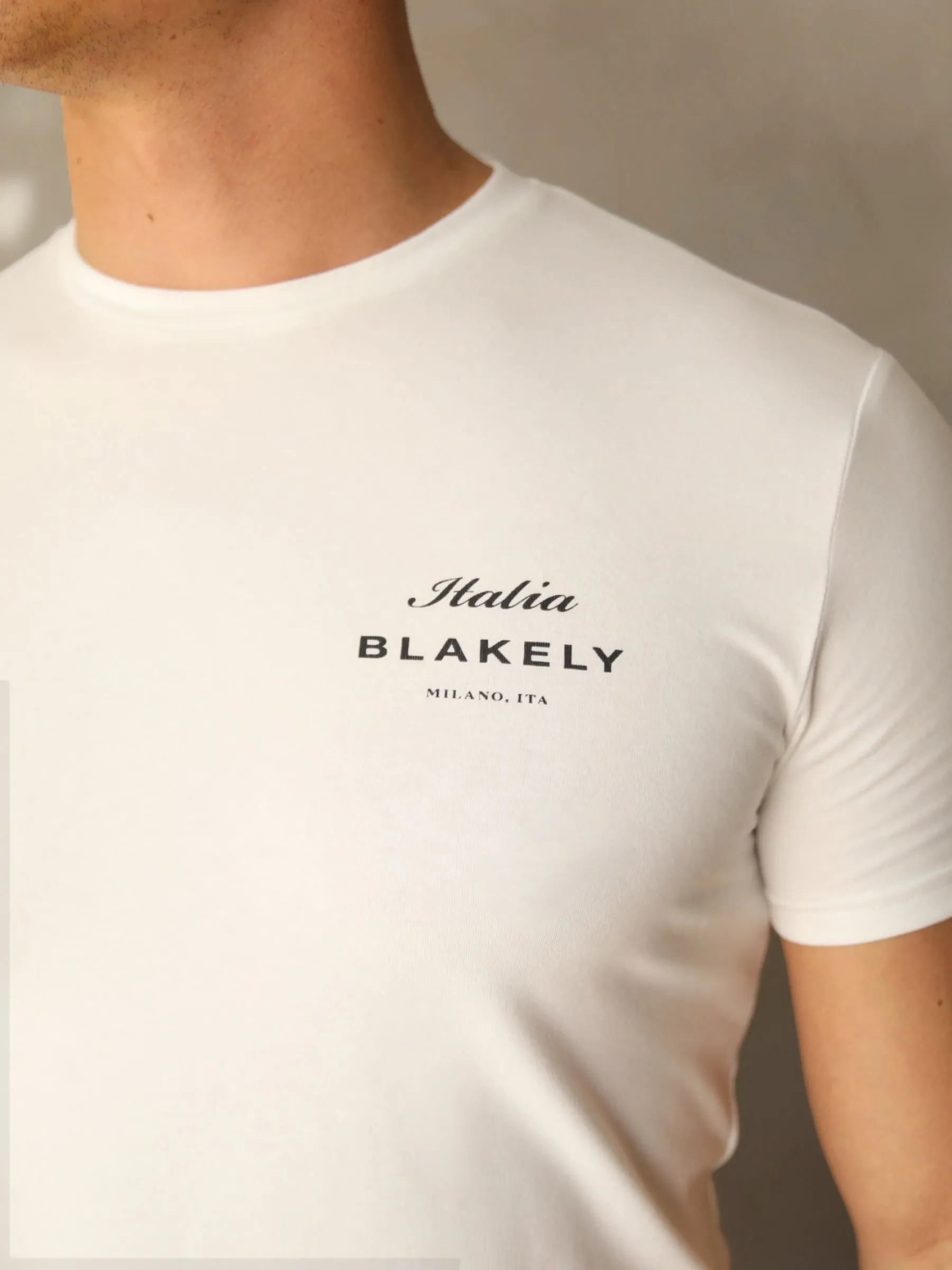 Italia T-Shirt - Flat White sold by Blakely product image thumbnail 5