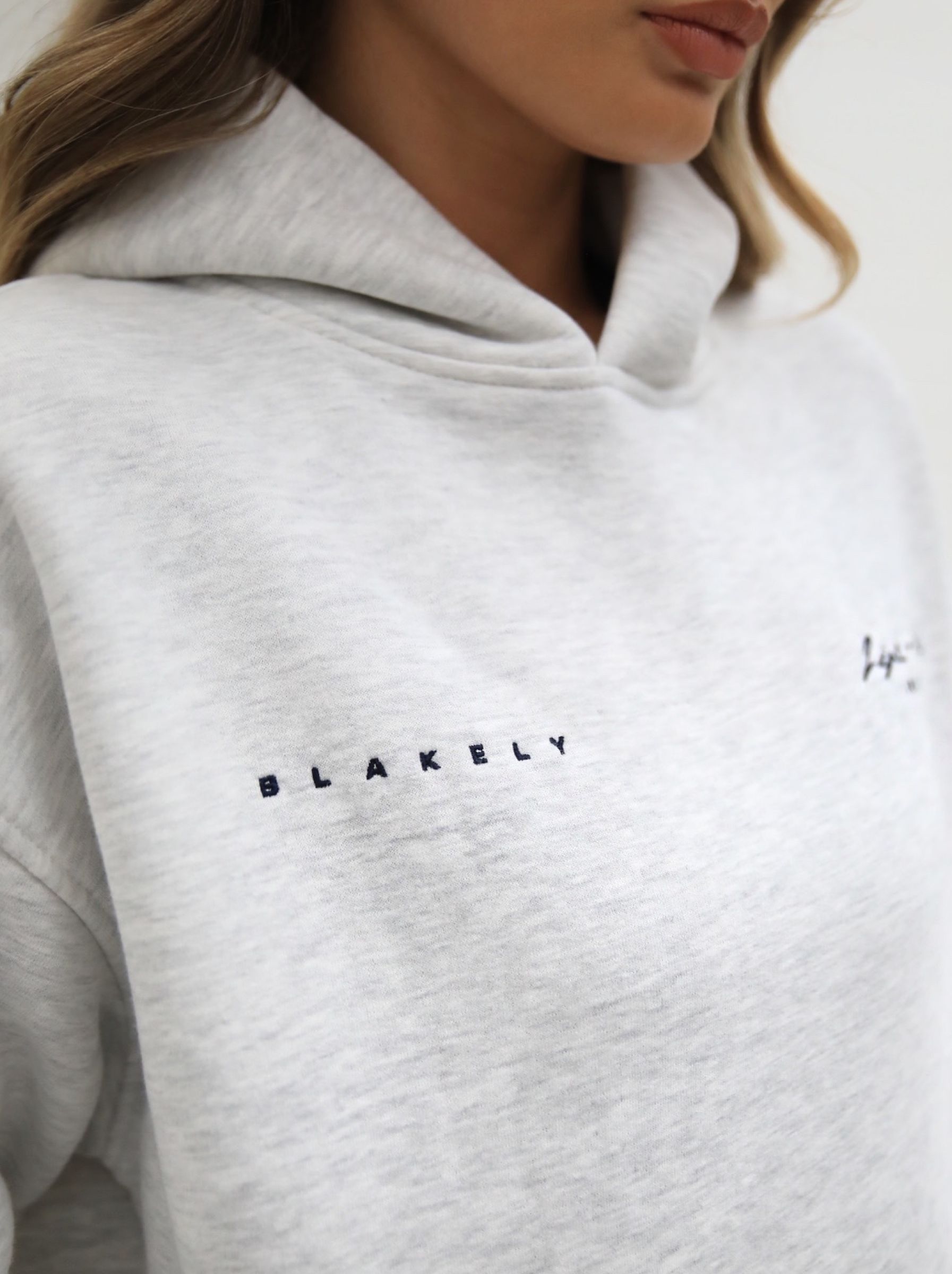 Life & Style Oversized Hoodie - Marl White sold by Blakely product image thumbnail 2