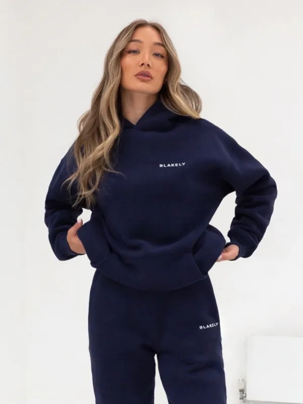 Series Oversized Hoodie - Navy sold by Blakely