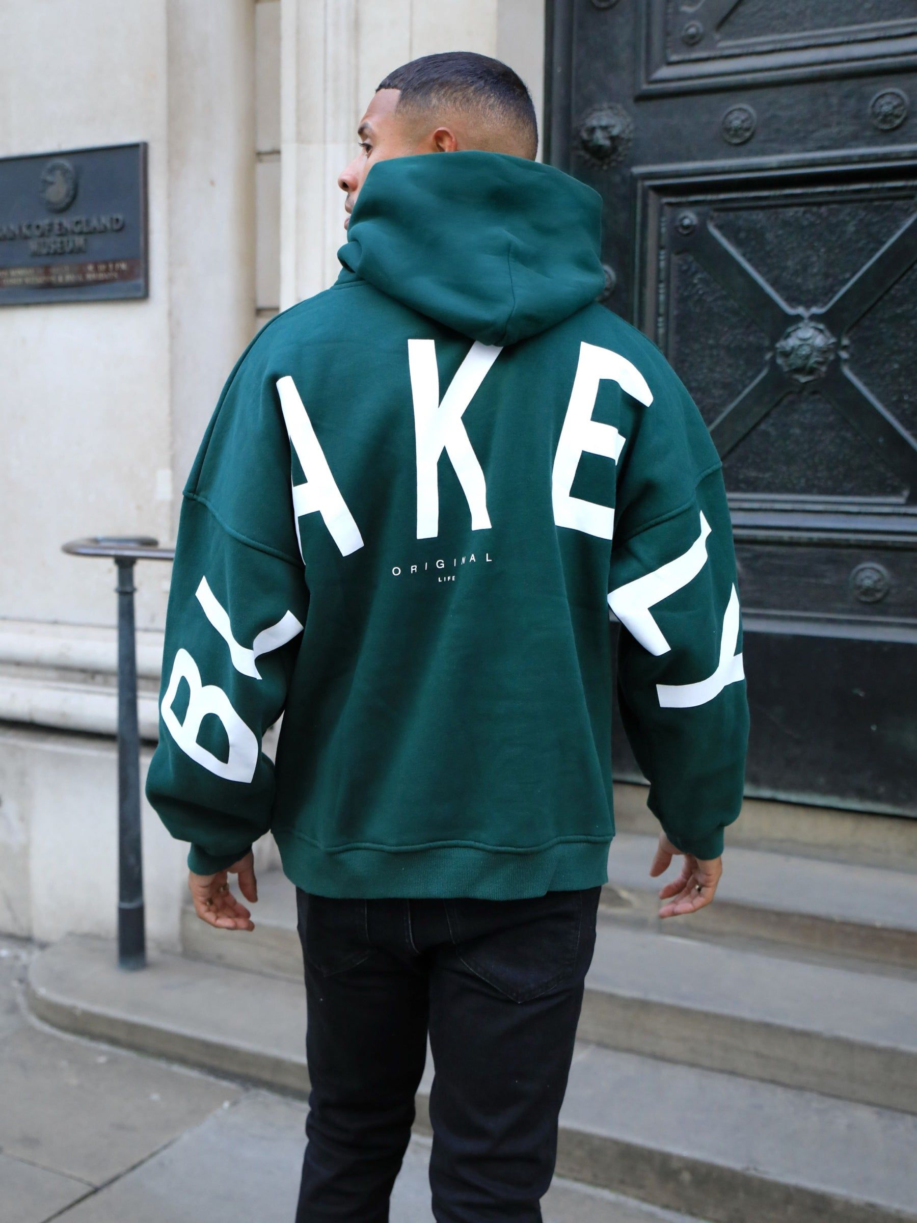 Idris Oversized Hoodie - Forest Green sold by Blakely