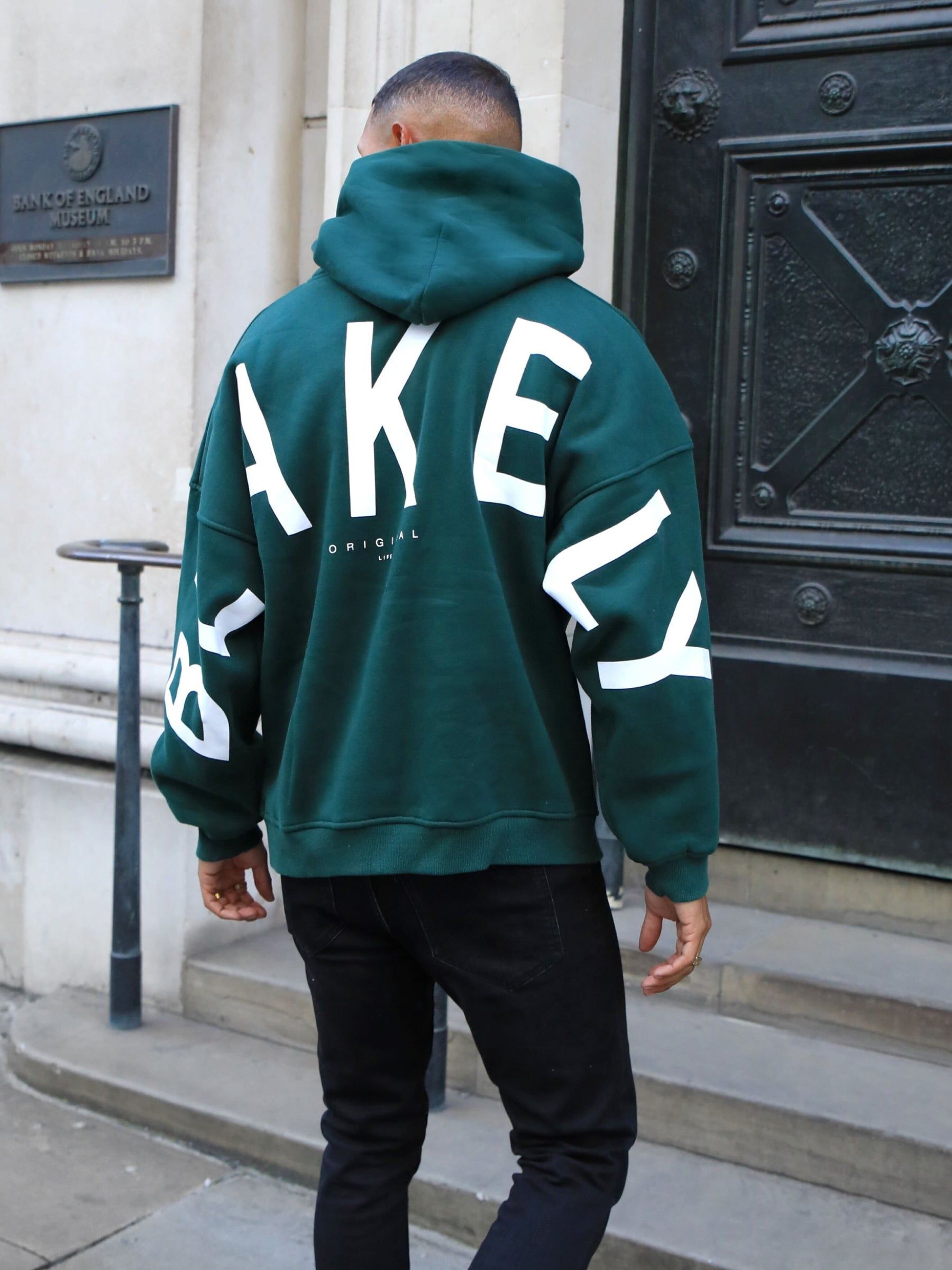 Idris Oversized Hoodie - Forest Green sold by Blakely product image thumbnail 4