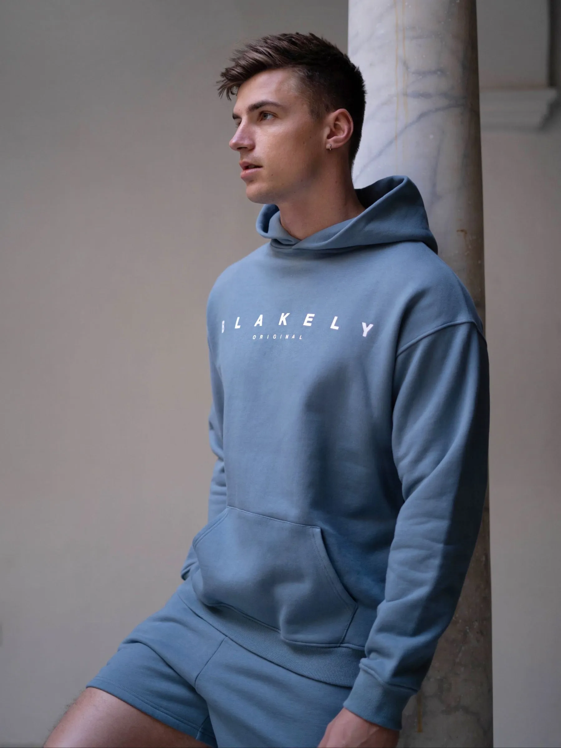 Evolved Relaxed Hoodie - Blue sold by Blakely product image thumbnail 5