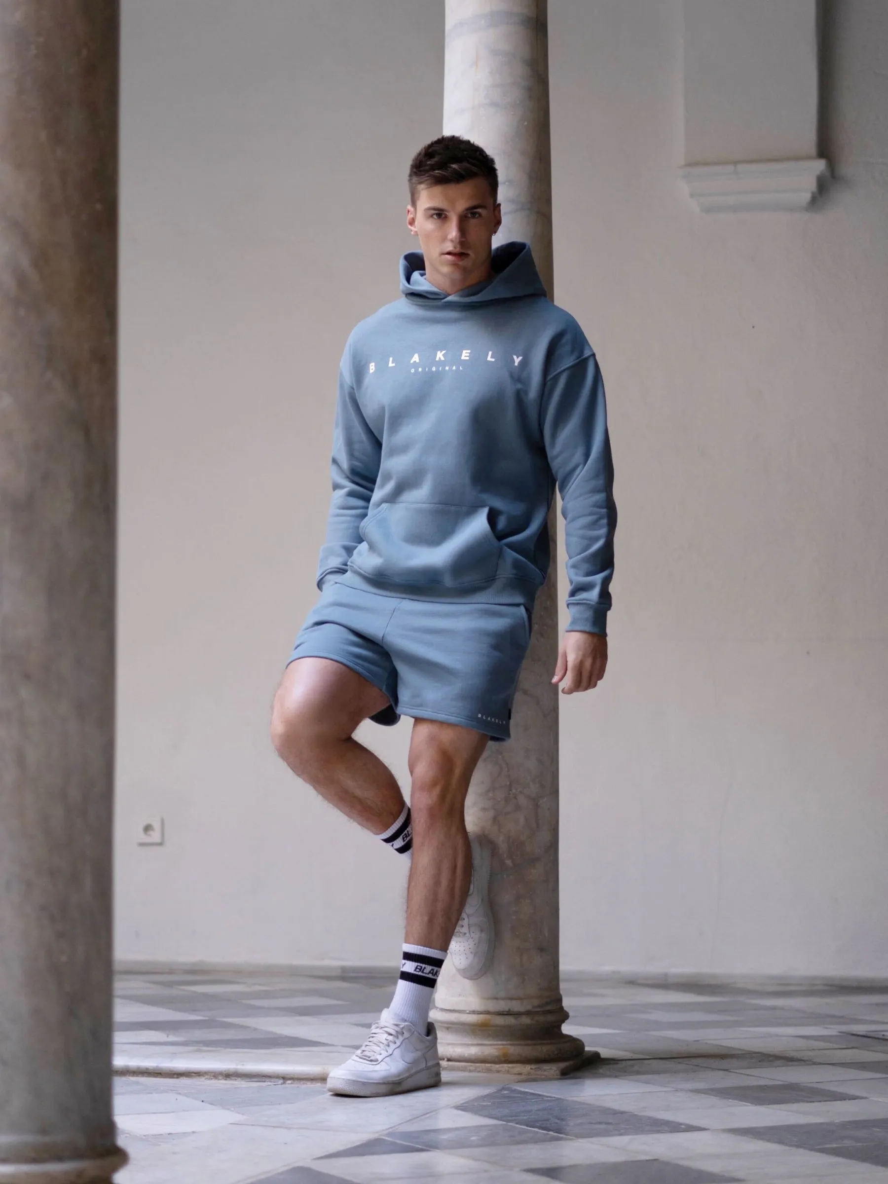 Evolved Relaxed Hoodie - Blue sold by Blakely product image thumbnail 2