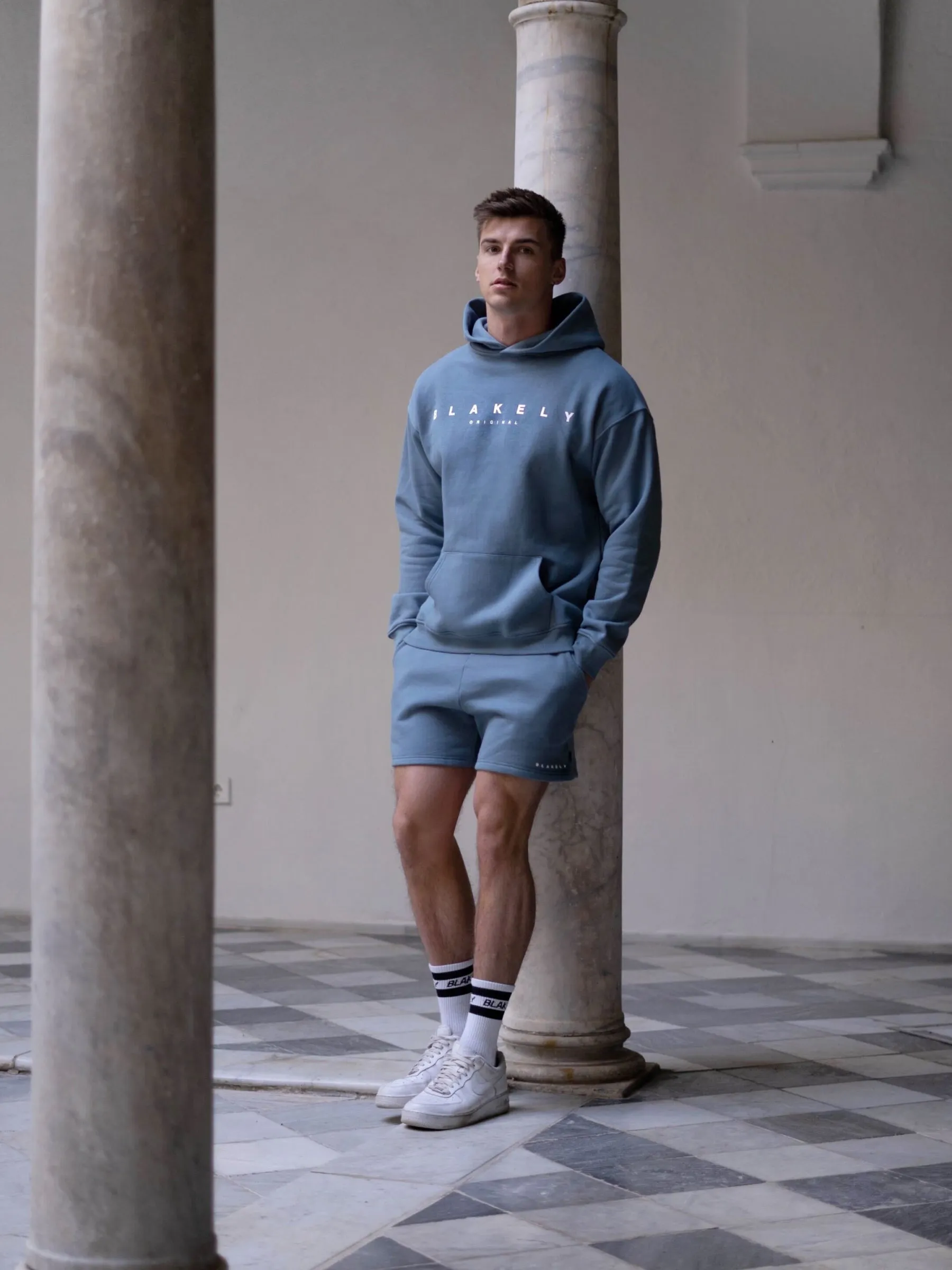 Evolved Relaxed Hoodie - Blue sold by Blakely product image thumbnail 4