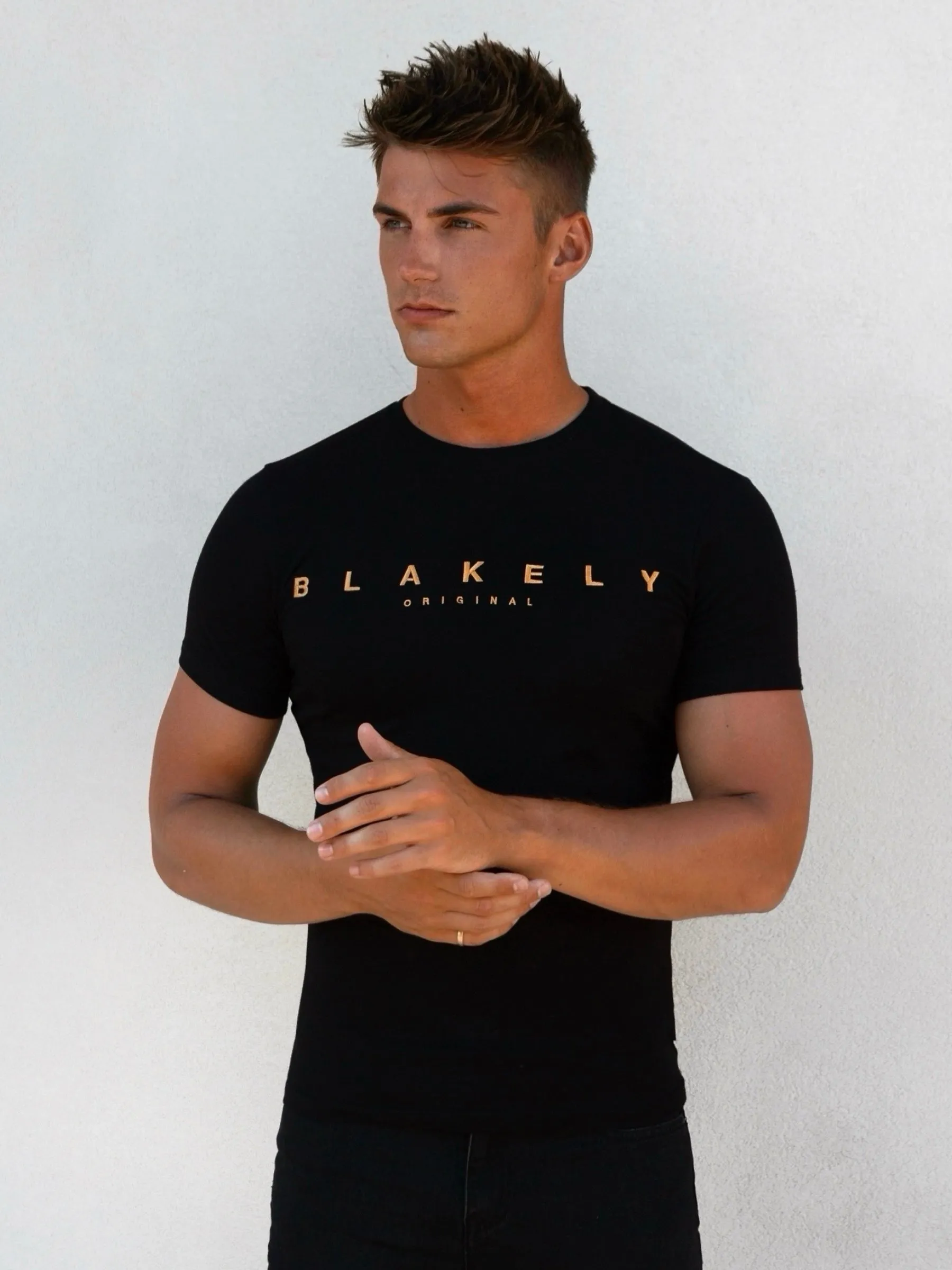 Goldcross T-Shirt - Black sold by Blakely product image thumbnail 2