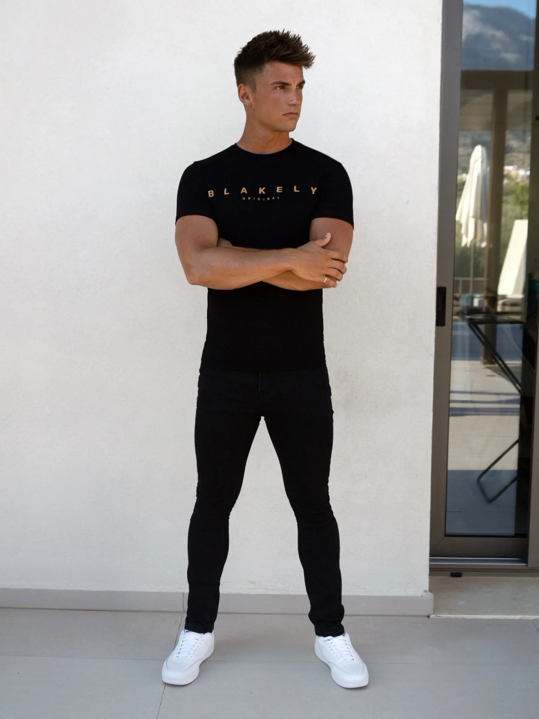 Goldcross T-Shirt - Black sold by Blakely product image thumbnail 4
