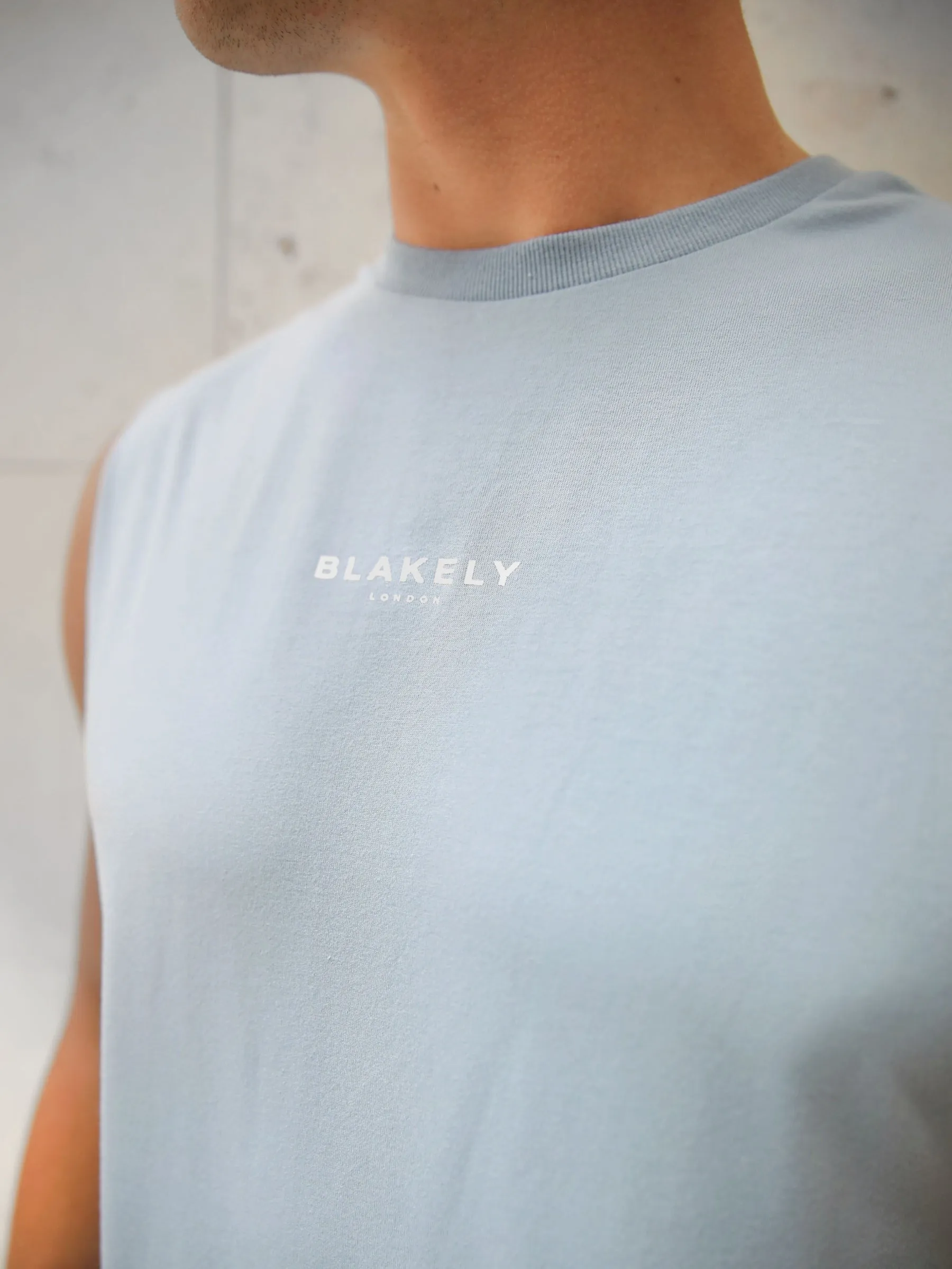 Universal Sleeveless Tee - Ice Blue sold by Blakely product image thumbnail 2