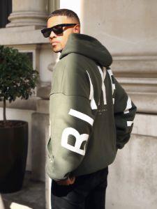Idris Oversized Hoodie - Khaki Green sold by Blakely