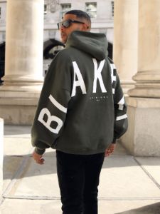 Idris Oversized Hoodie - Khaki Green sold by Blakely