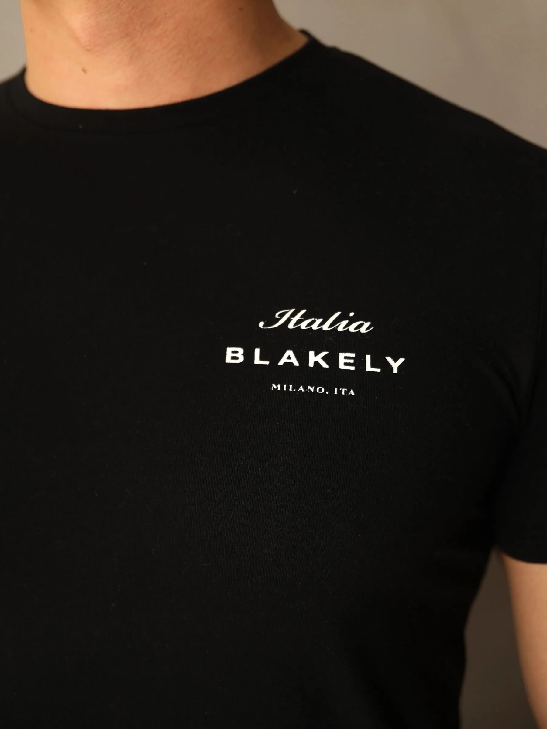 Italia T-Shirt - Black sold by Blakely product image thumbnail 5
