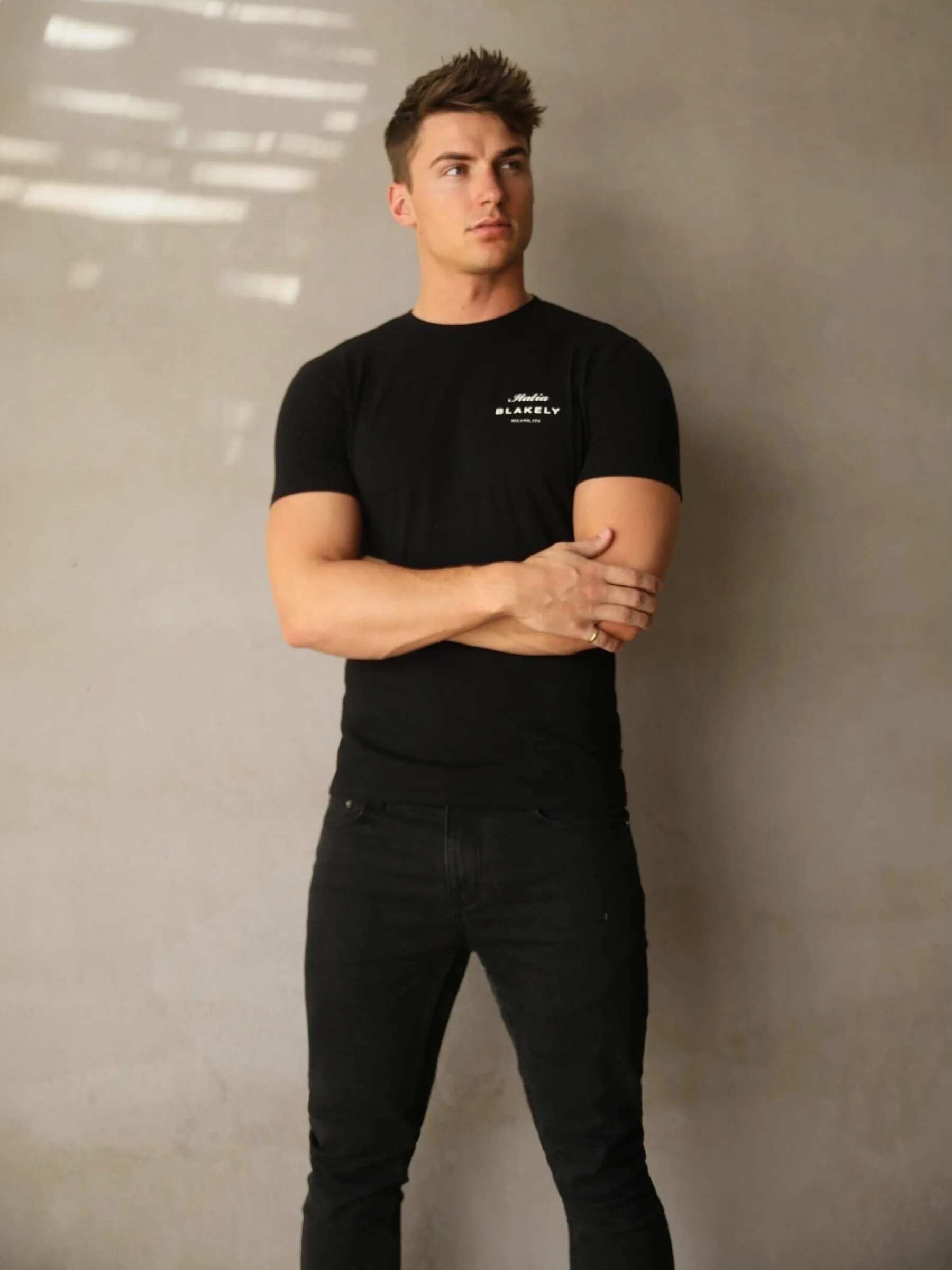 Italia T-Shirt - Black sold by Blakely product image thumbnail 3