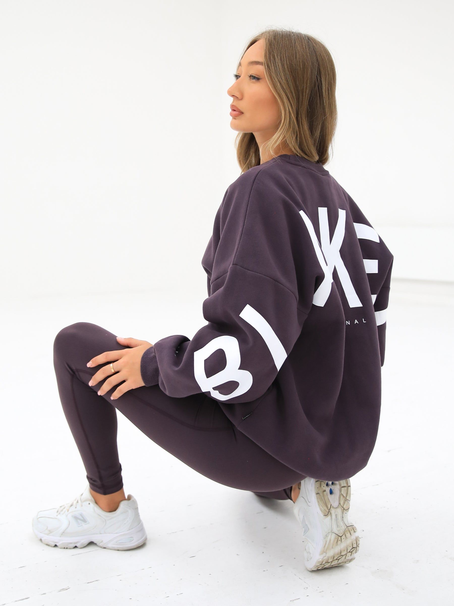 Isabel Oversized Jumper - Plum sold by Blakely product image thumbnail 3