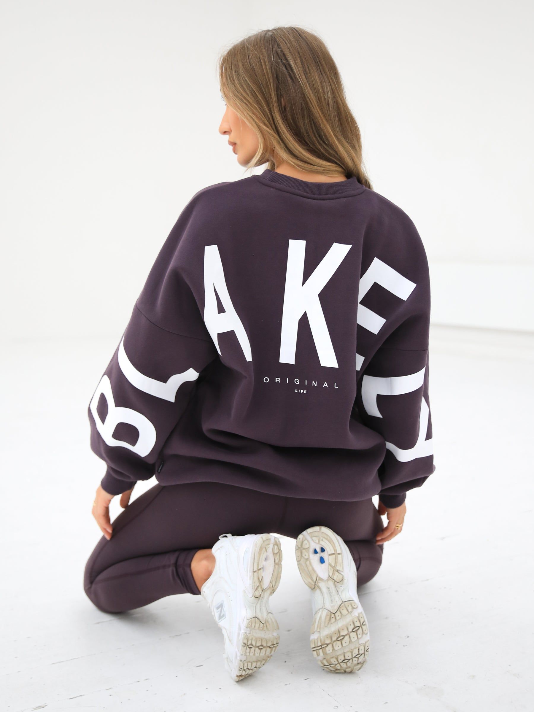 Isabel Oversized Jumper - Plum sold by Blakely product image thumbnail 5