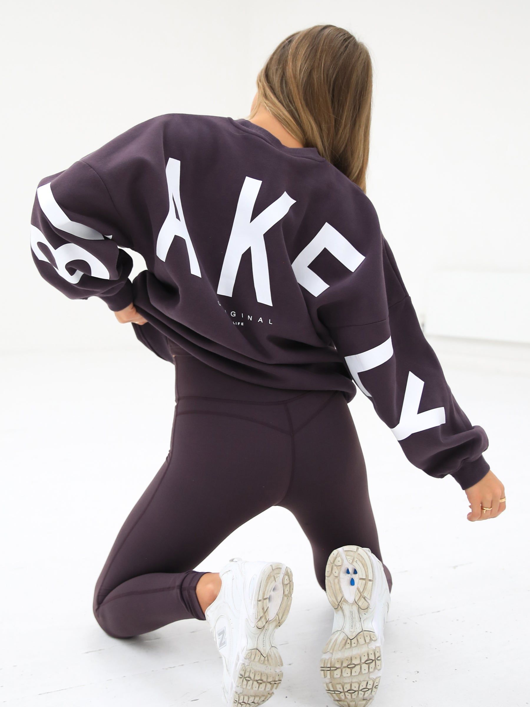 Isabel Oversized Jumper - Plum sold by Blakely