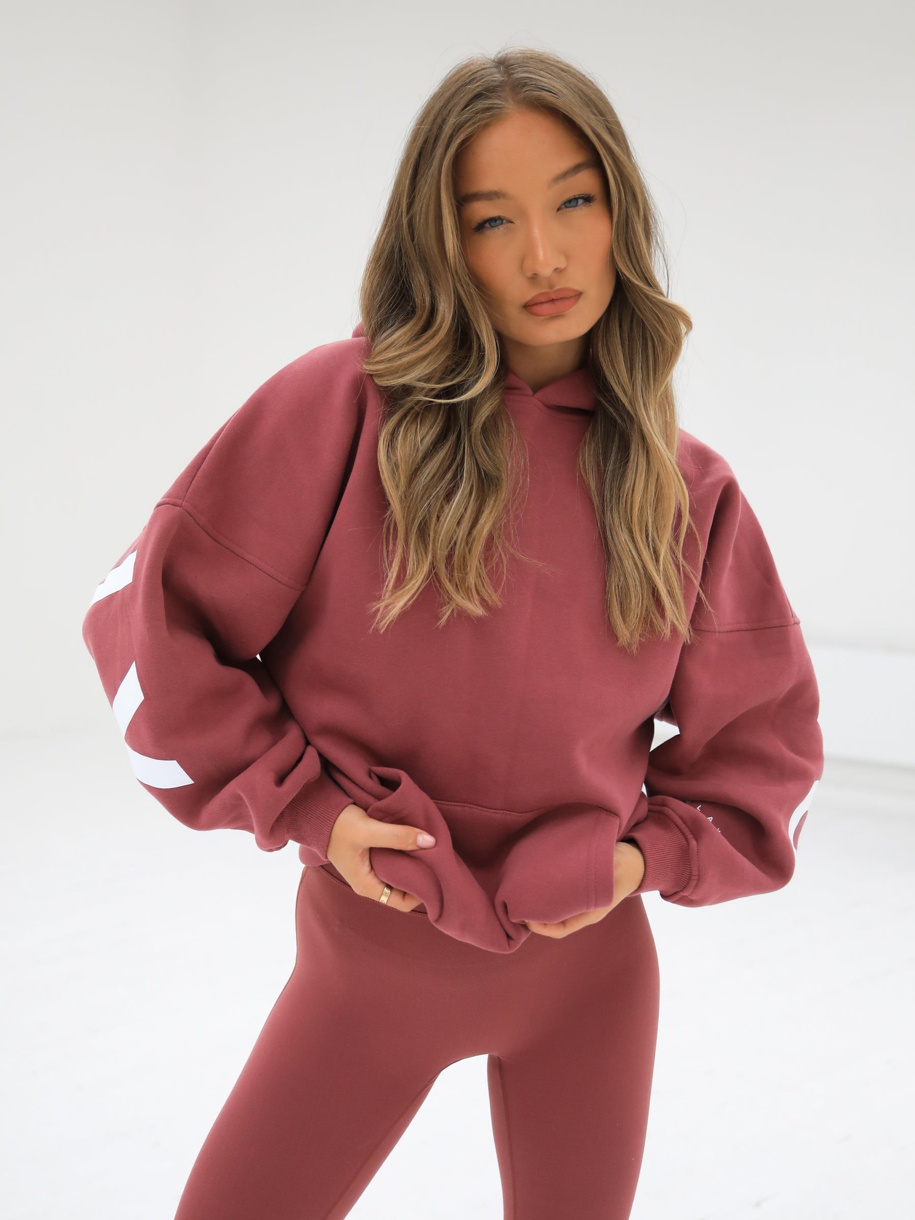 Isabel Oversized Hoodie - Berry sold by Blakely product image thumbnail 4