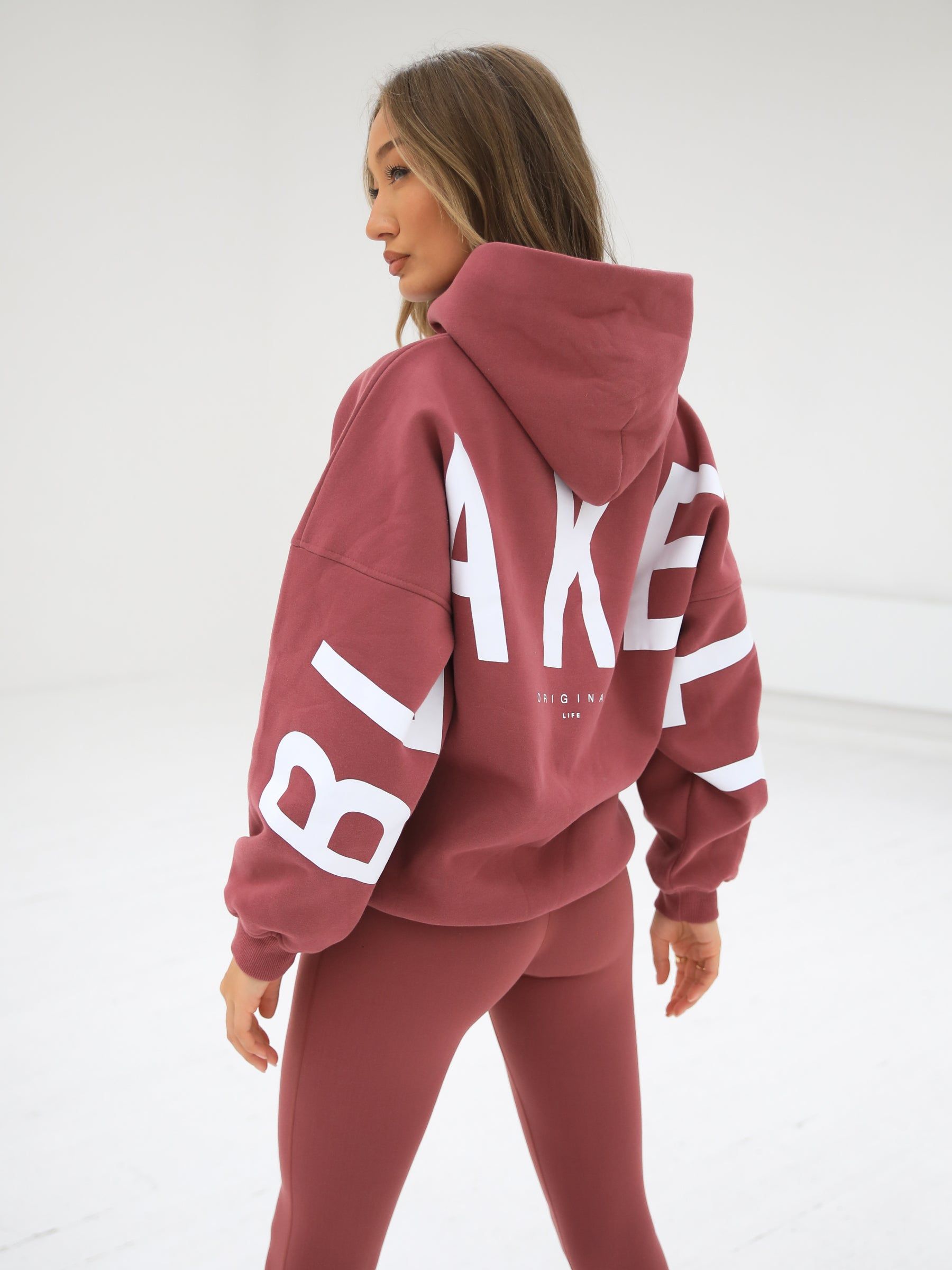 Isabel Oversized Hoodie - Berry sold by Blakely product image thumbnail 3