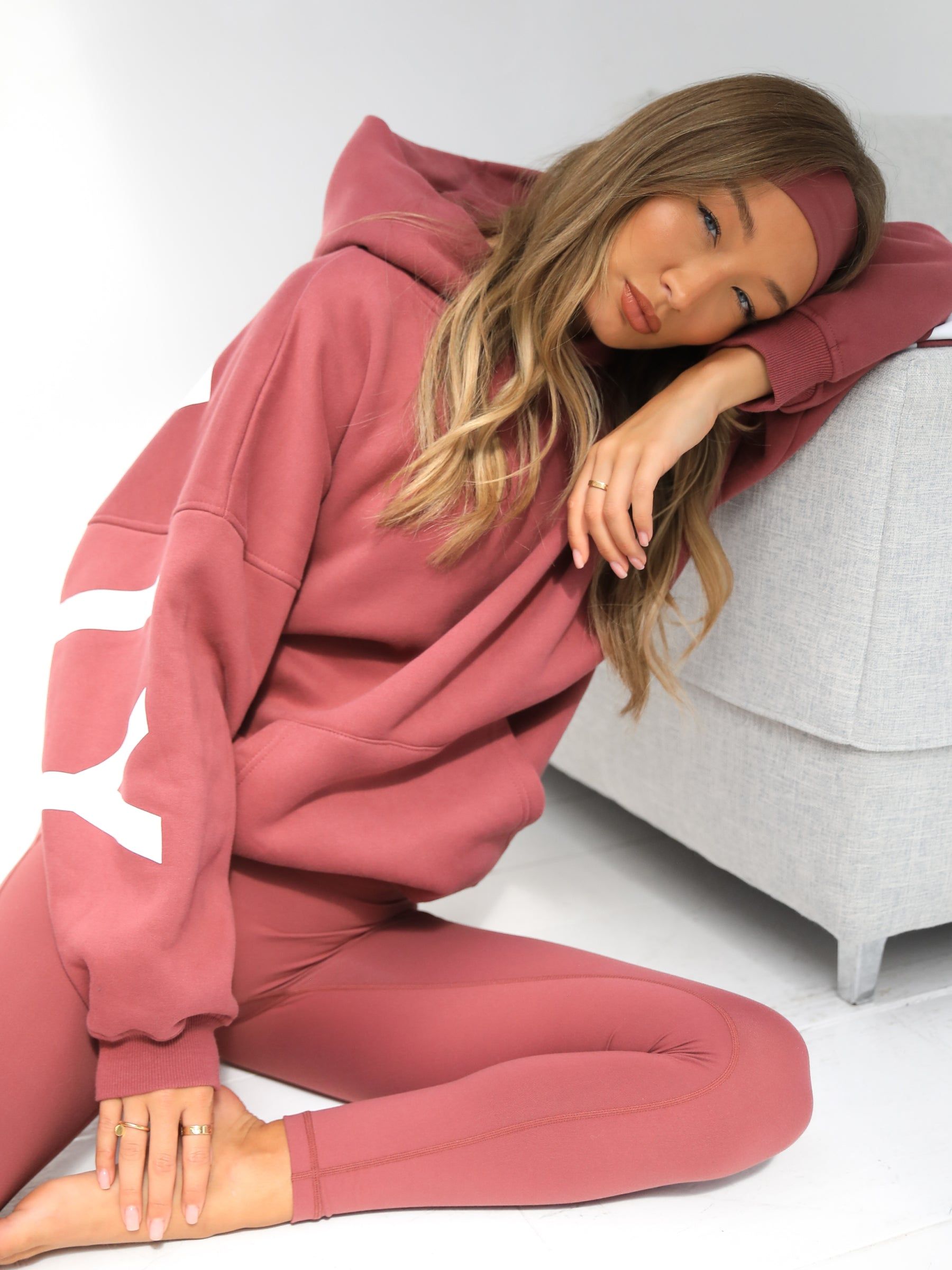 Isabel Oversized Hoodie - Berry sold by Blakely product image thumbnail 2