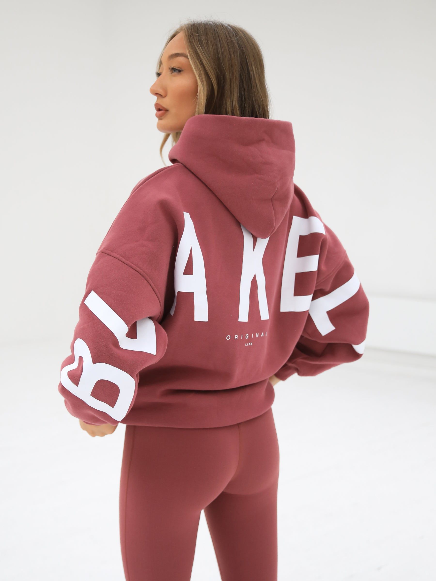 Isabel Oversized Hoodie - Berry sold by Blakely