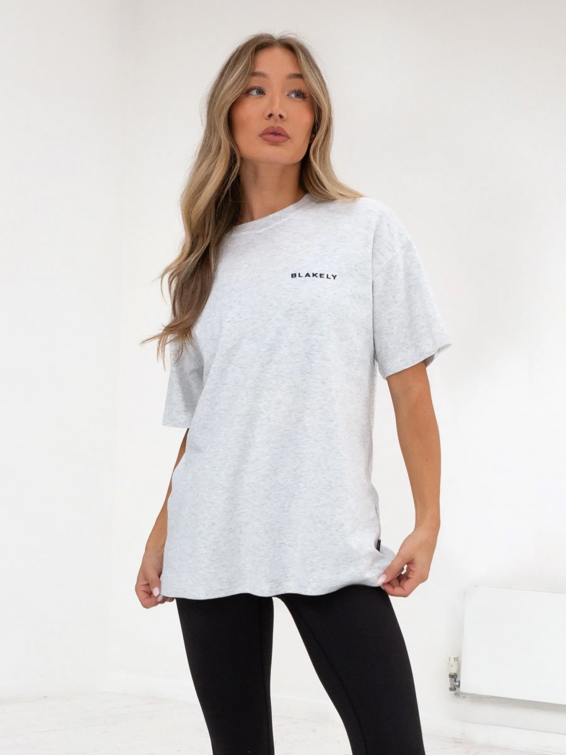 Series Oversized T-Shirt - Marl White sold by Blakely product image thumbnail 4