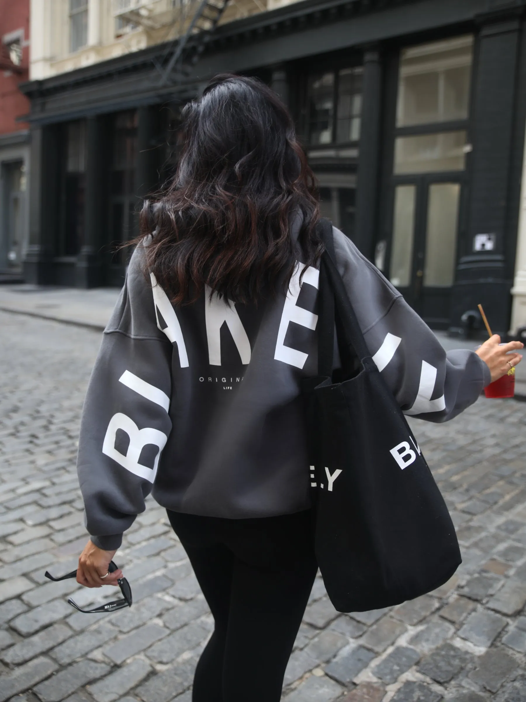 Isabel Oversized Hoodie - Charcoal sold by Blakely product image thumbnail 4