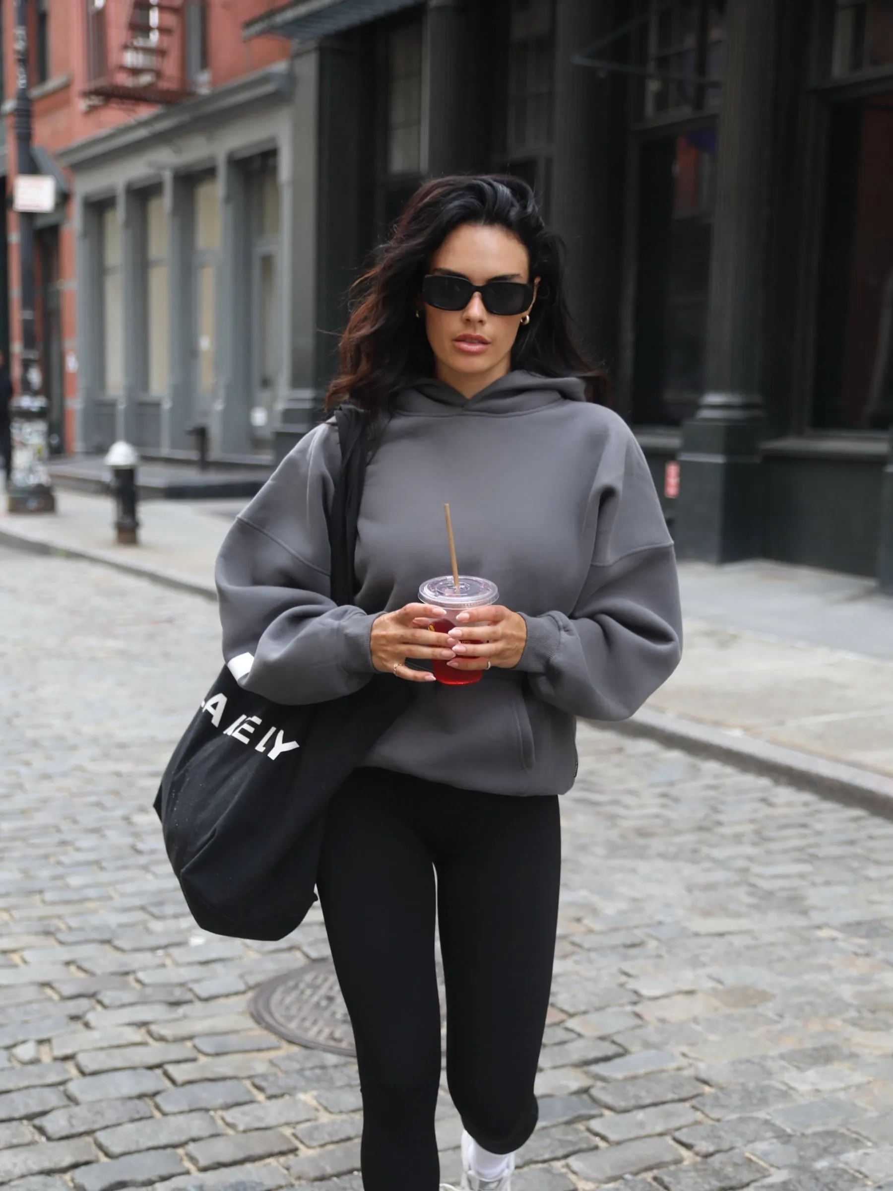 Isabel Oversized Hoodie - Charcoal sold by Blakely product image thumbnail 5