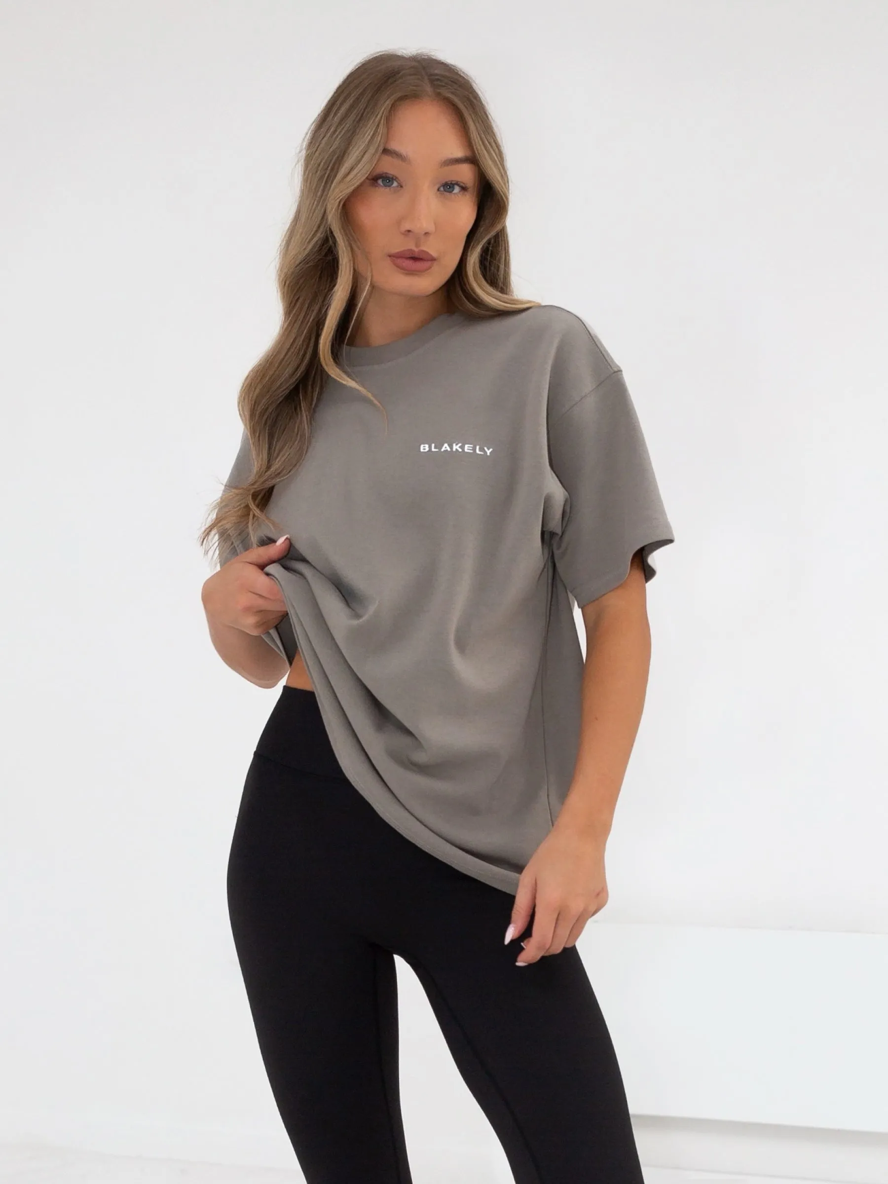 Series Oversized T-Shirt - Stone Grey sold by Blakely
